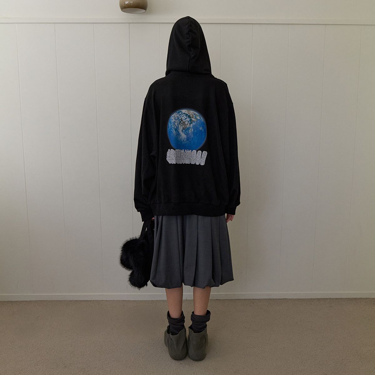 엘씨디씨티엠(LCDC™) GALAXY EXPRESS 999 HOOD ZIP-UP (BLACK)