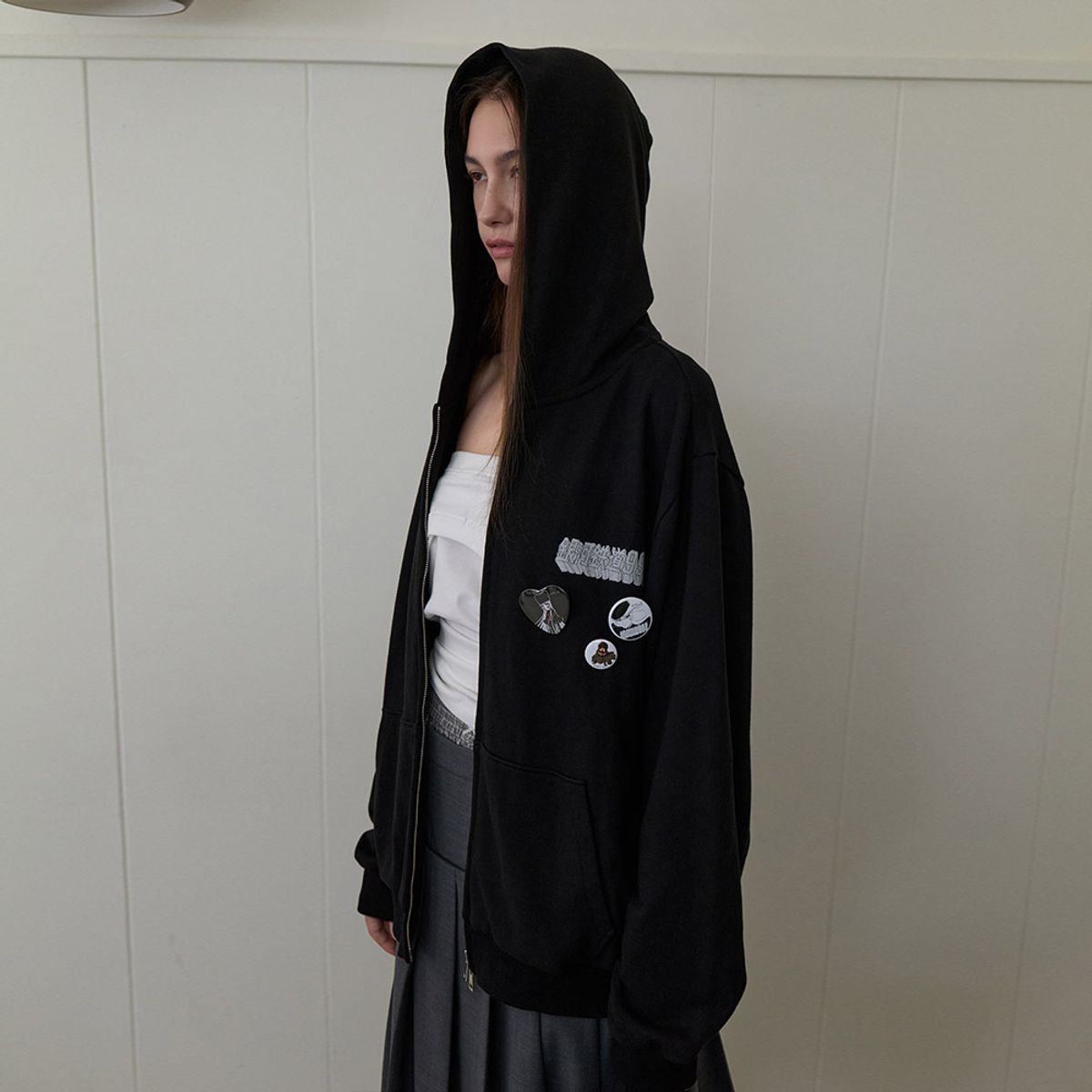 엘씨디씨티엠(LCDC™) GALAXY EXPRESS 999 HOOD ZIP-UP (BLACK)