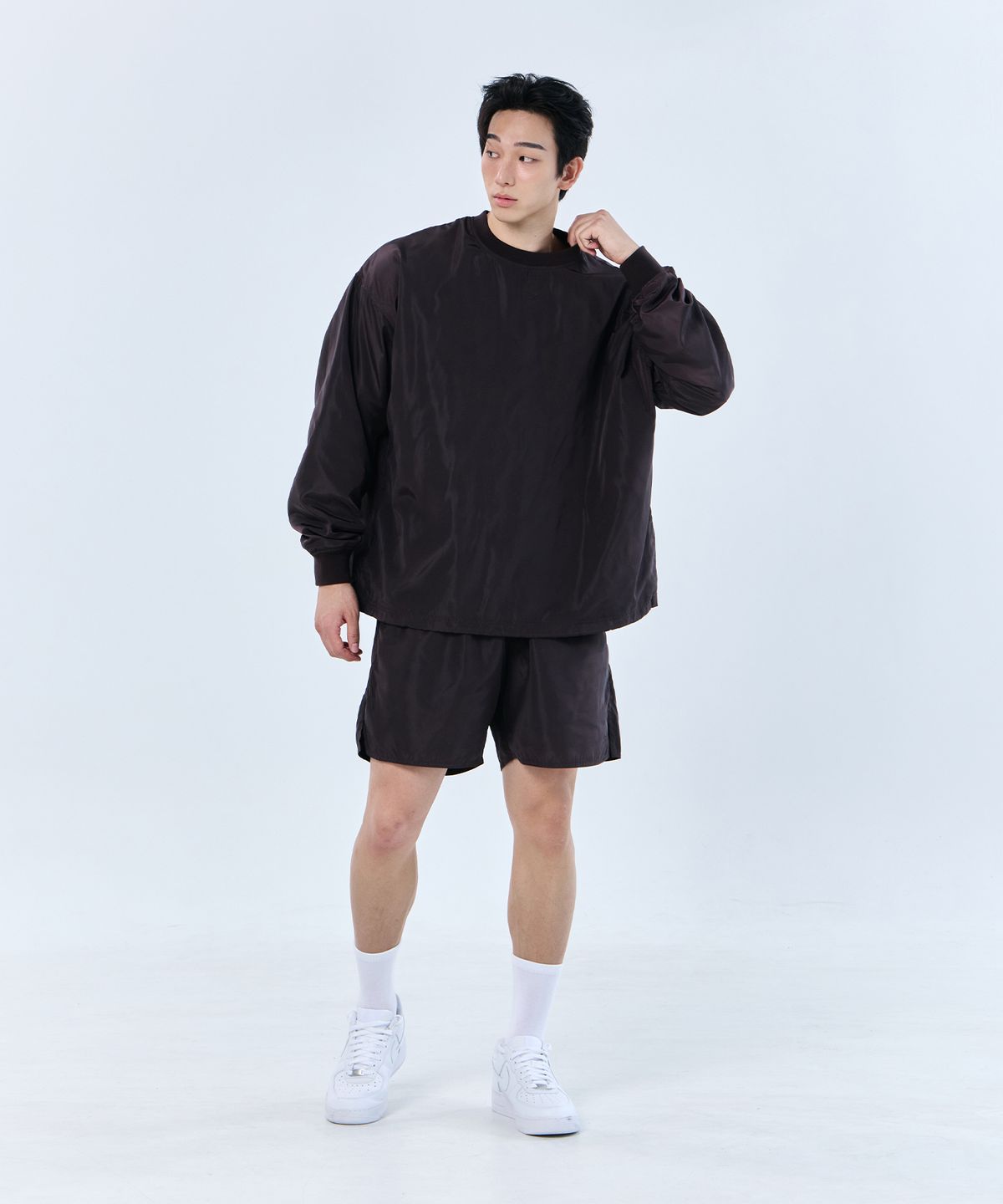 나인제트(NINEZ) Z 로고 컴포트 우븐 쇼츠 (2color)