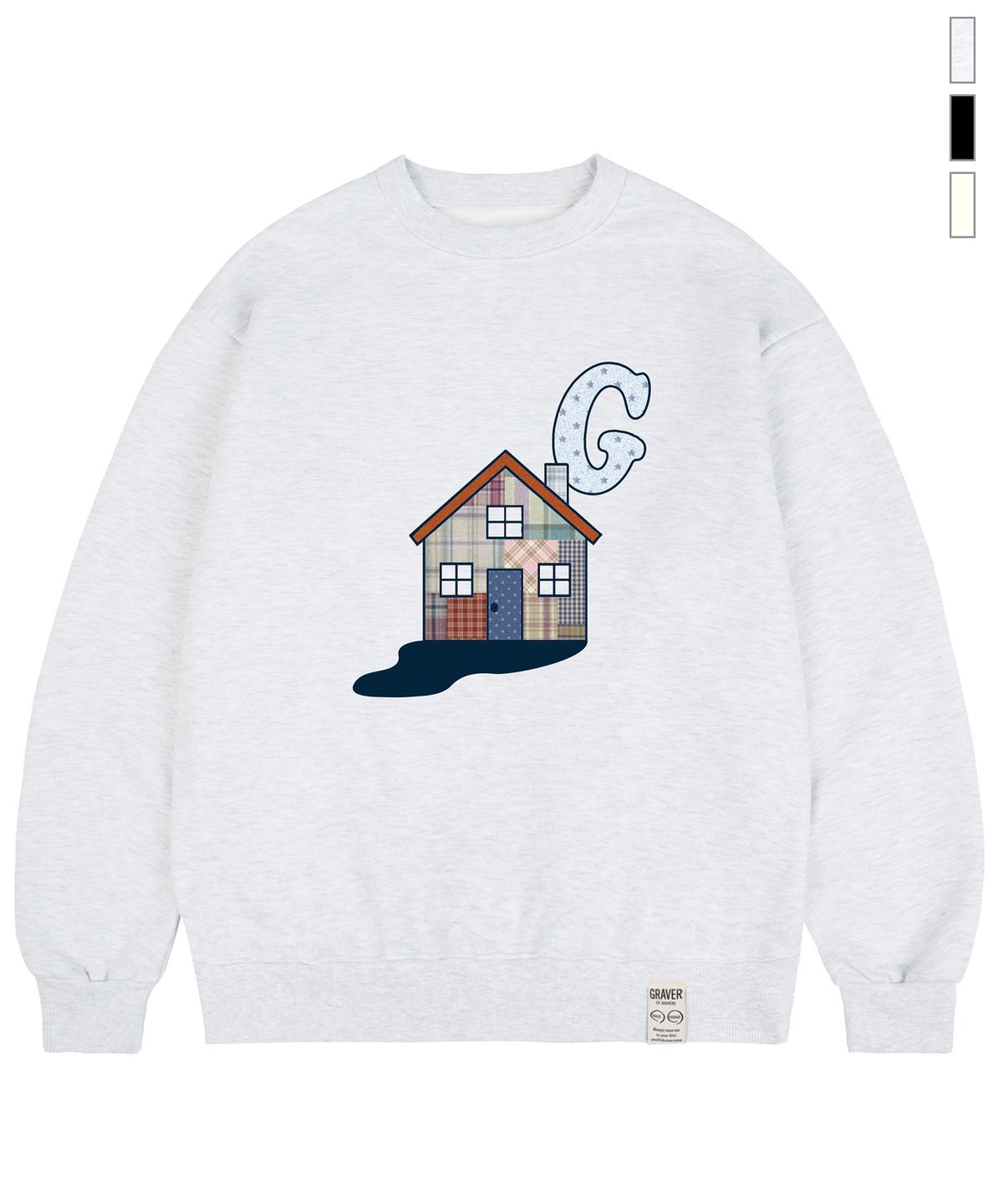 그레이버(GRAVER) [UNISEX]HOME 맨투맨_2color