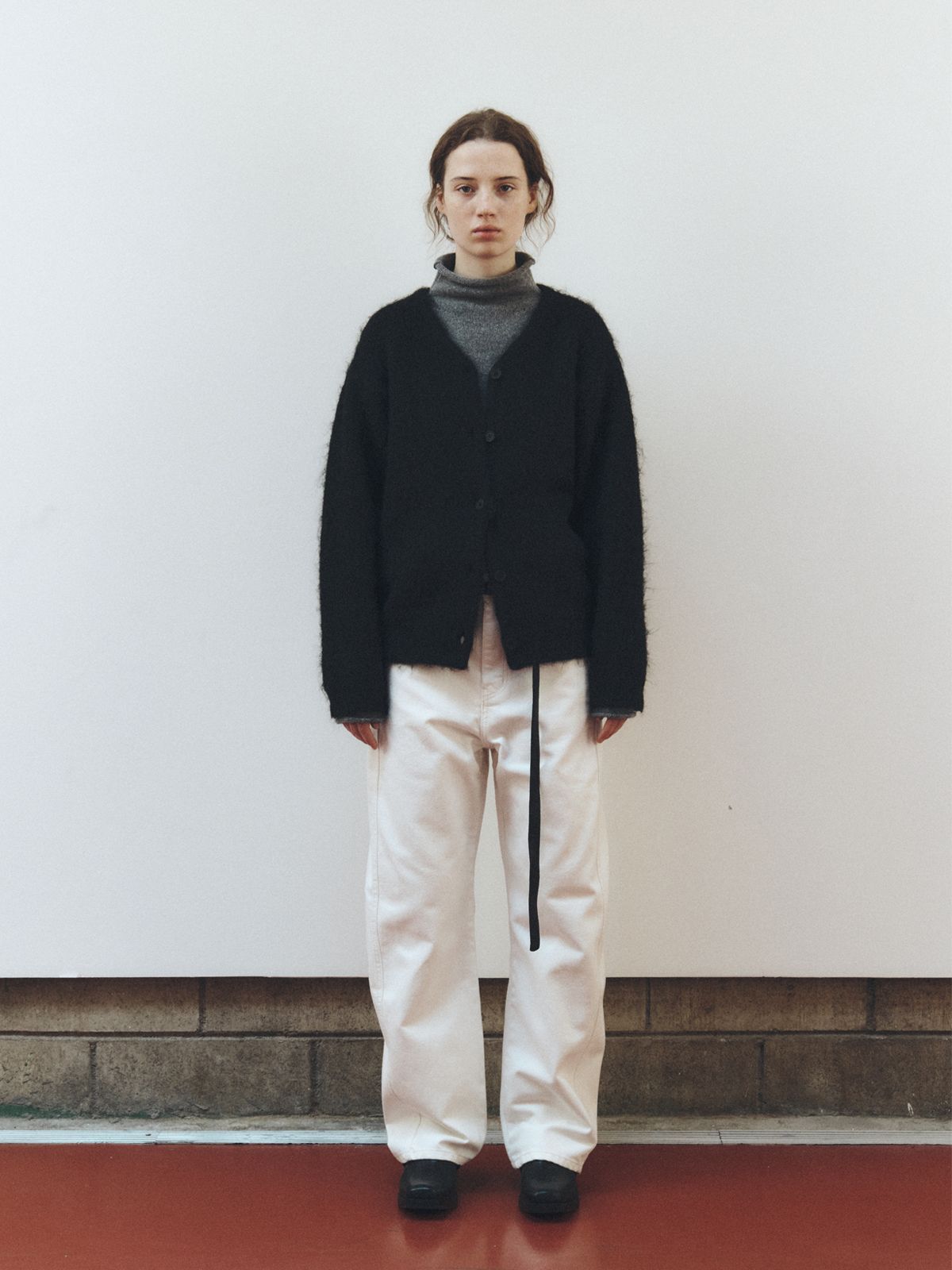 리플레인(REPLAIN) CURVED DENIM PANTS_OFF WHITE