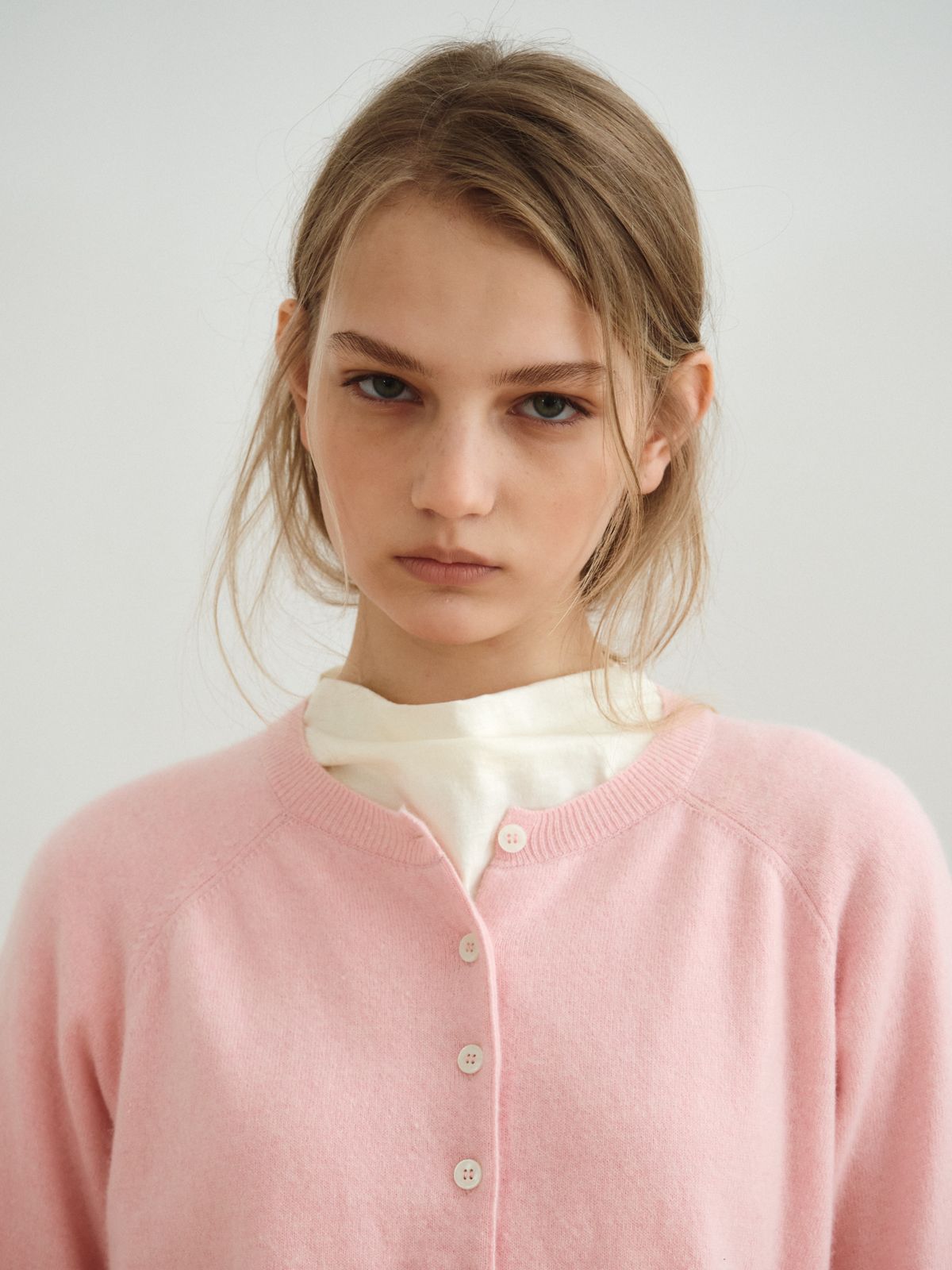 리플레인(REPLAIN) DRAPE NECK JERSEY TOP_IVORY