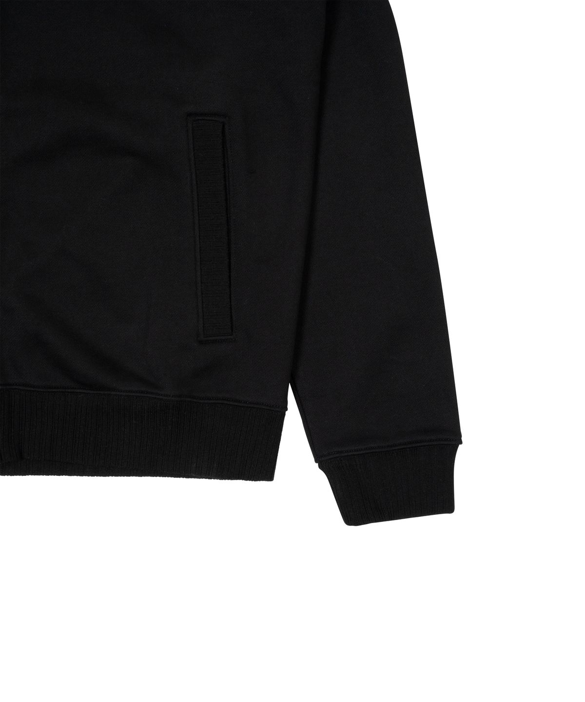 더콜디스트모먼트(THE COLDEST MOMENT) TCM mini logo jersey zip-up (black)