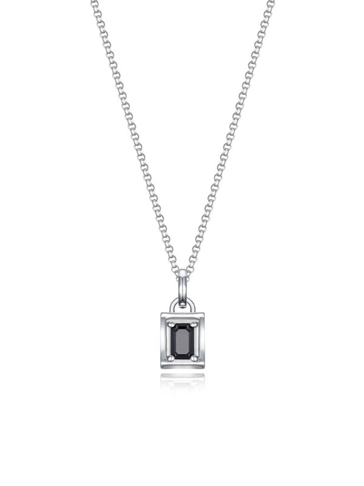 플릿(FLIT) SAND DUNE STONE NECKLACE (ONYX)