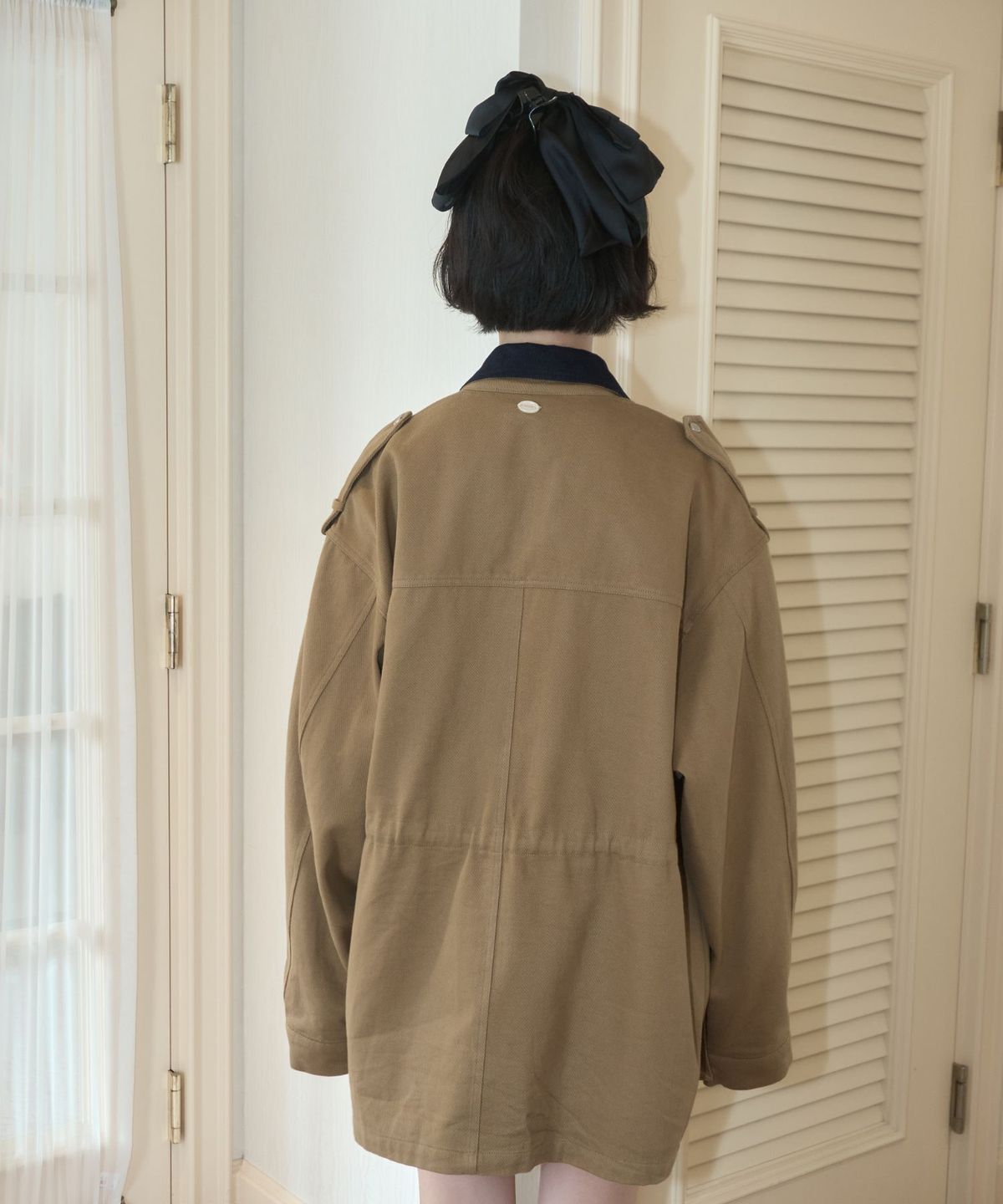로지(ROSIE) Men’s Style Oversize Jacket/Dark Beige