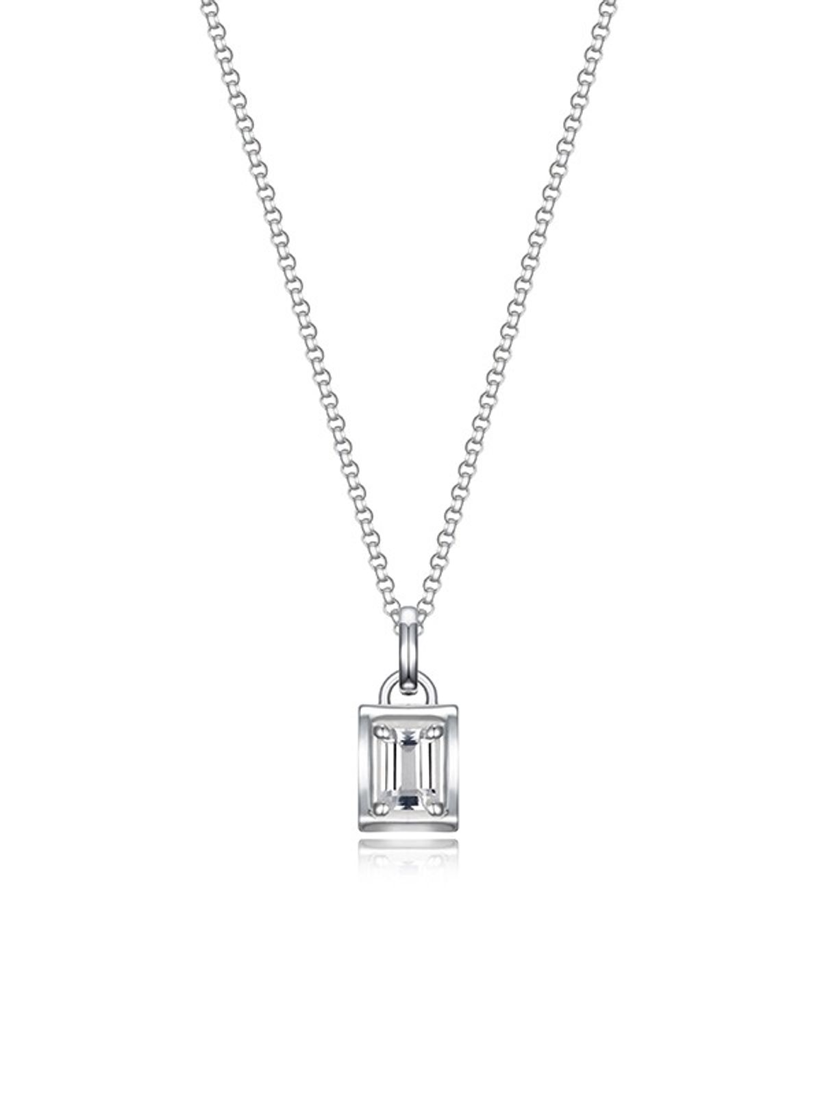플릿(FLIT) SAND DUNE STONE NECKLACE (CLEAR QUARTZ)