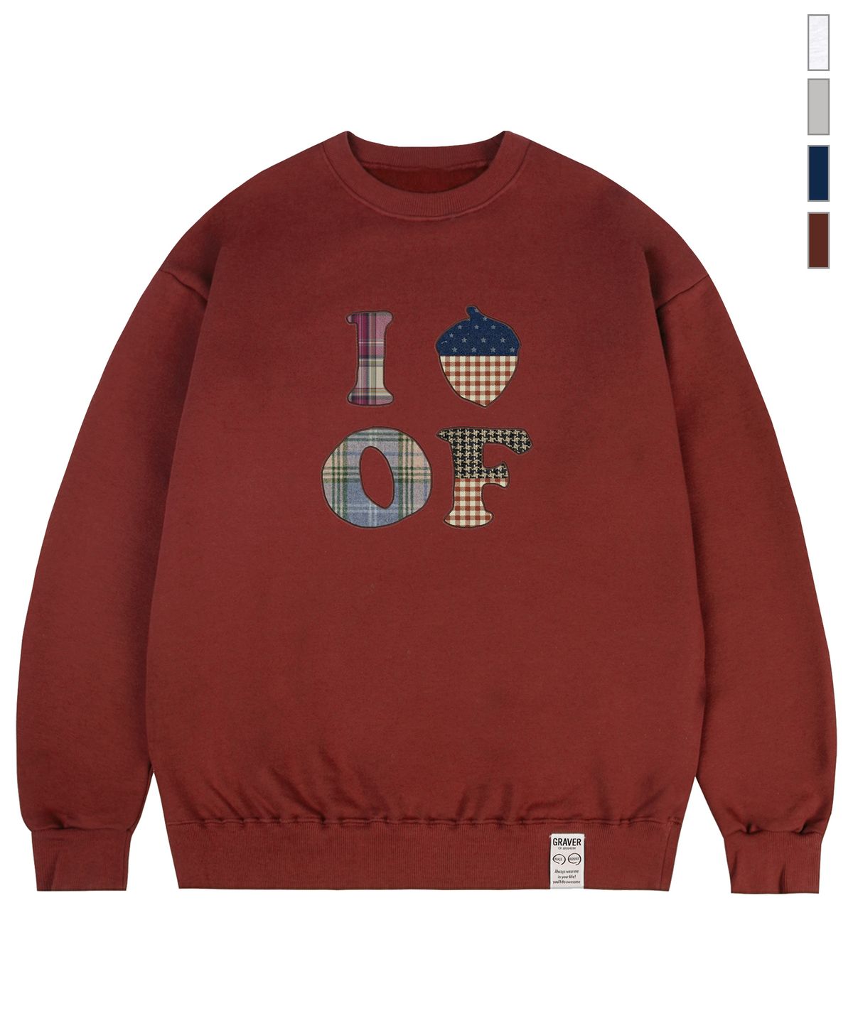 그레이버(GRAVER) [UNISEX]ACORN OF 맨투맨_6color