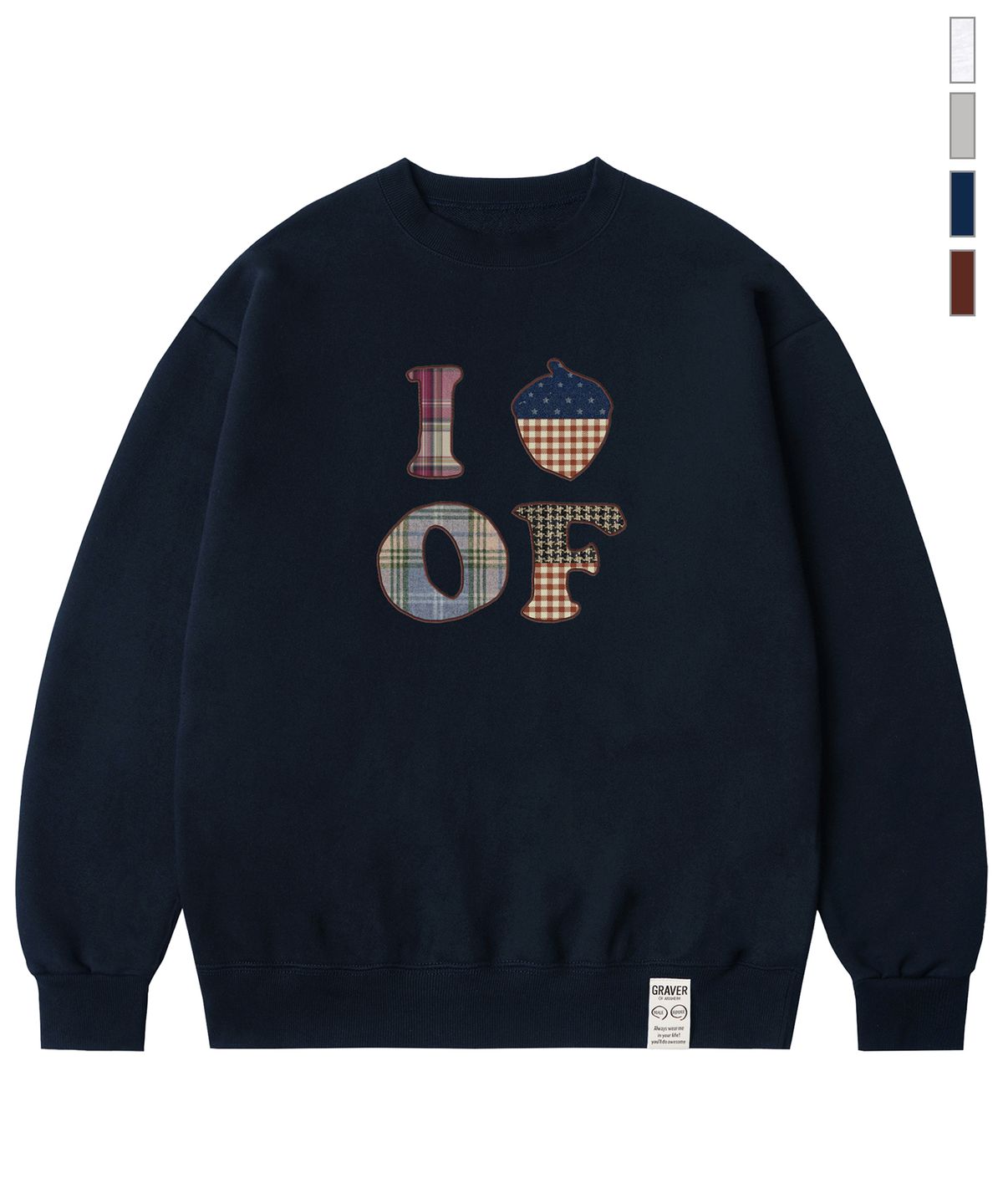 그레이버(GRAVER) [UNISEX]ACORN OF 맨투맨_6color