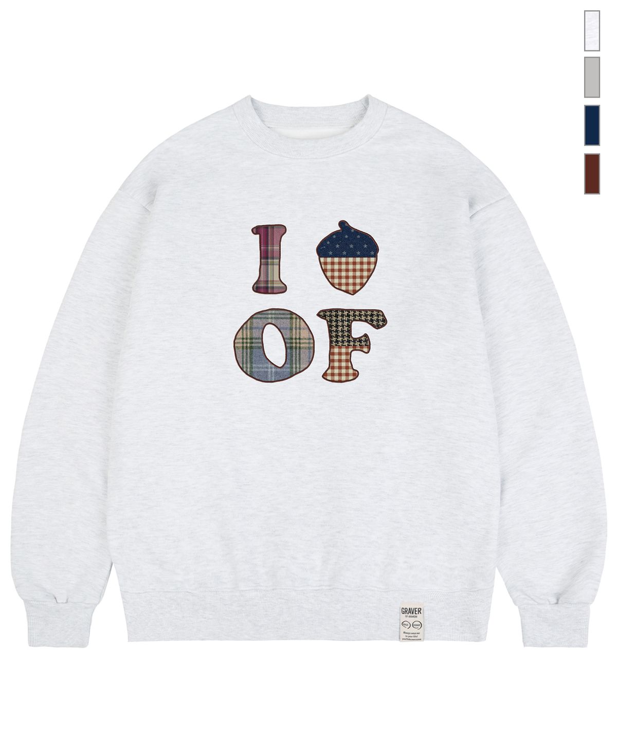 그레이버(GRAVER) [UNISEX]ACORN OF 맨투맨_6color