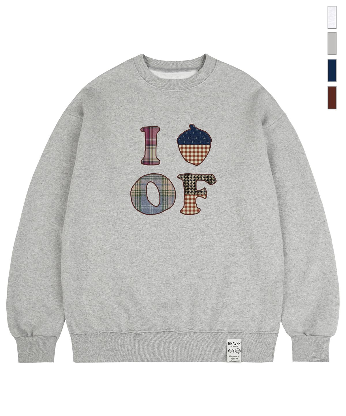 그레이버(GRAVER) [UNISEX]ACORN OF 맨투맨_6color