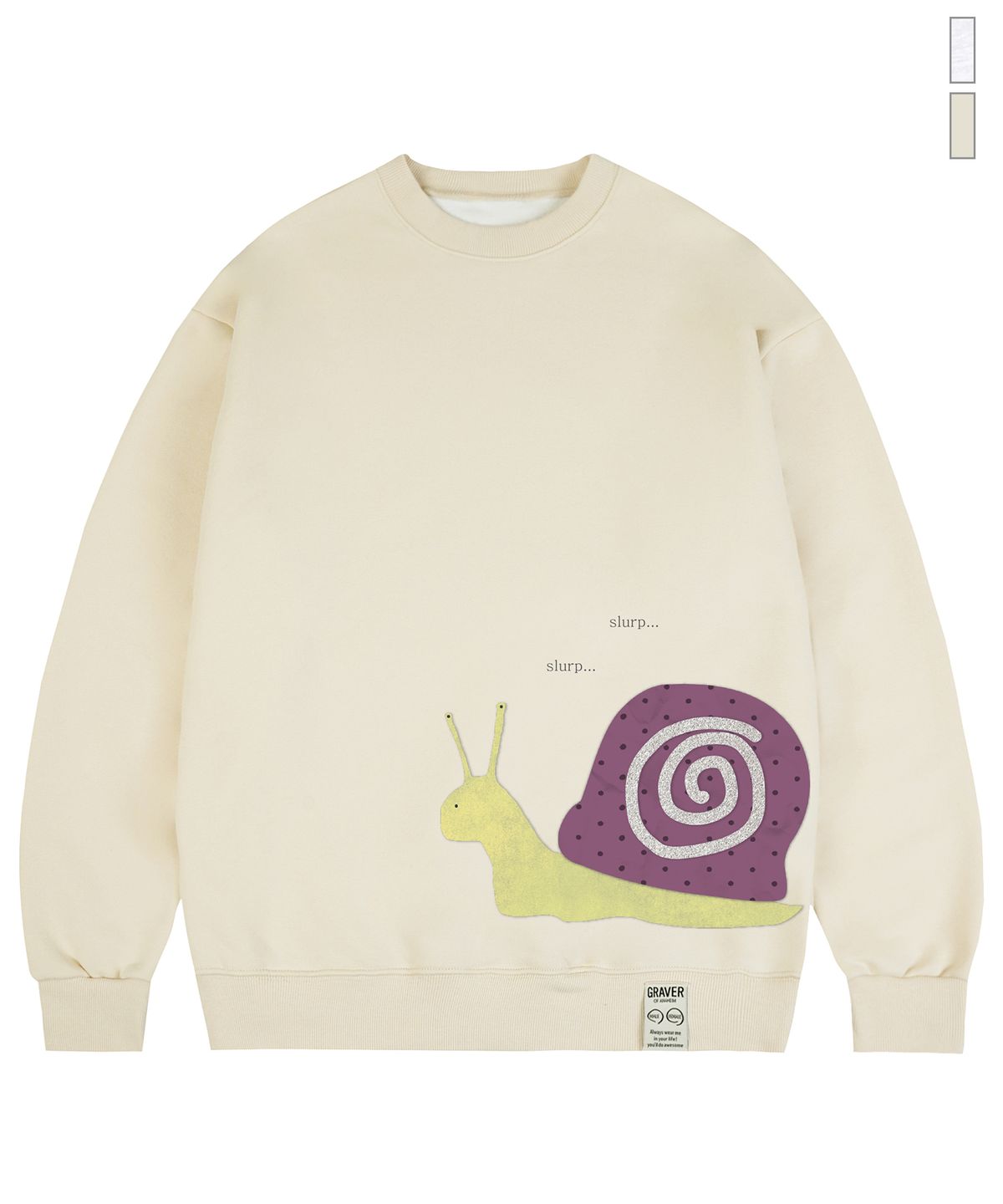 그레이버(GRAVER) [UNISEX]SLURP SNAIL 맨투맨_2color