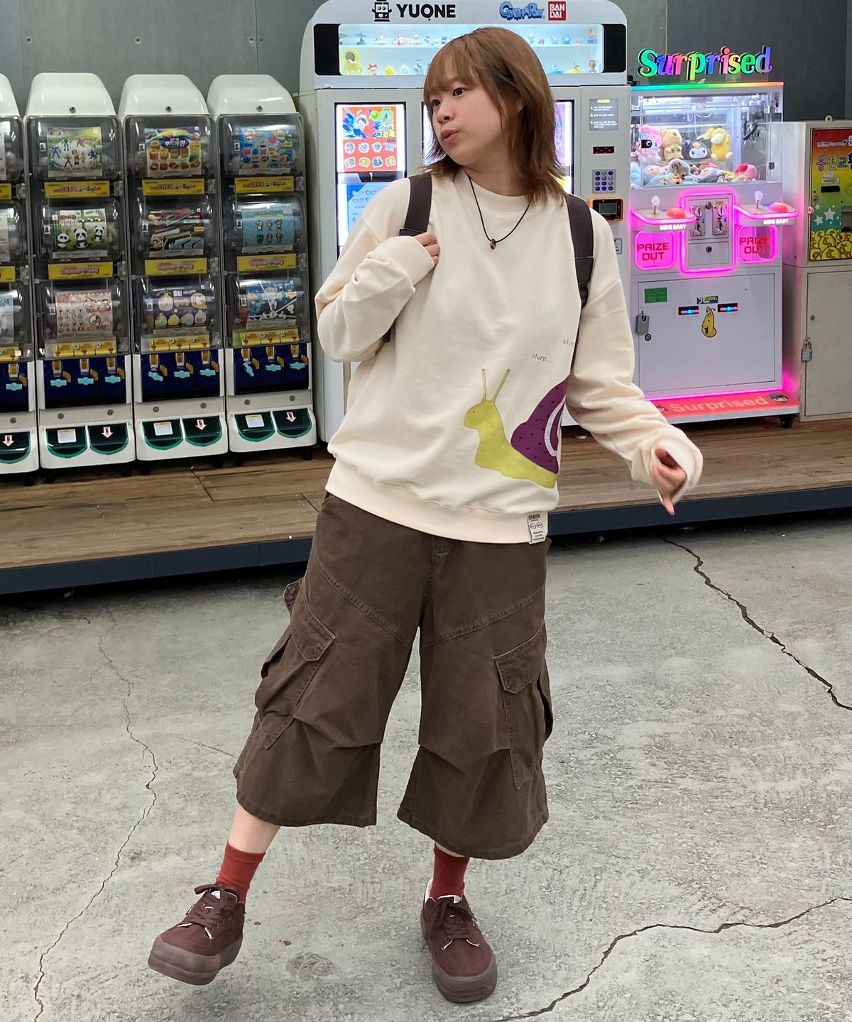 그레이버(GRAVER) [UNISEX]SLURP SNAIL 맨투맨_2color