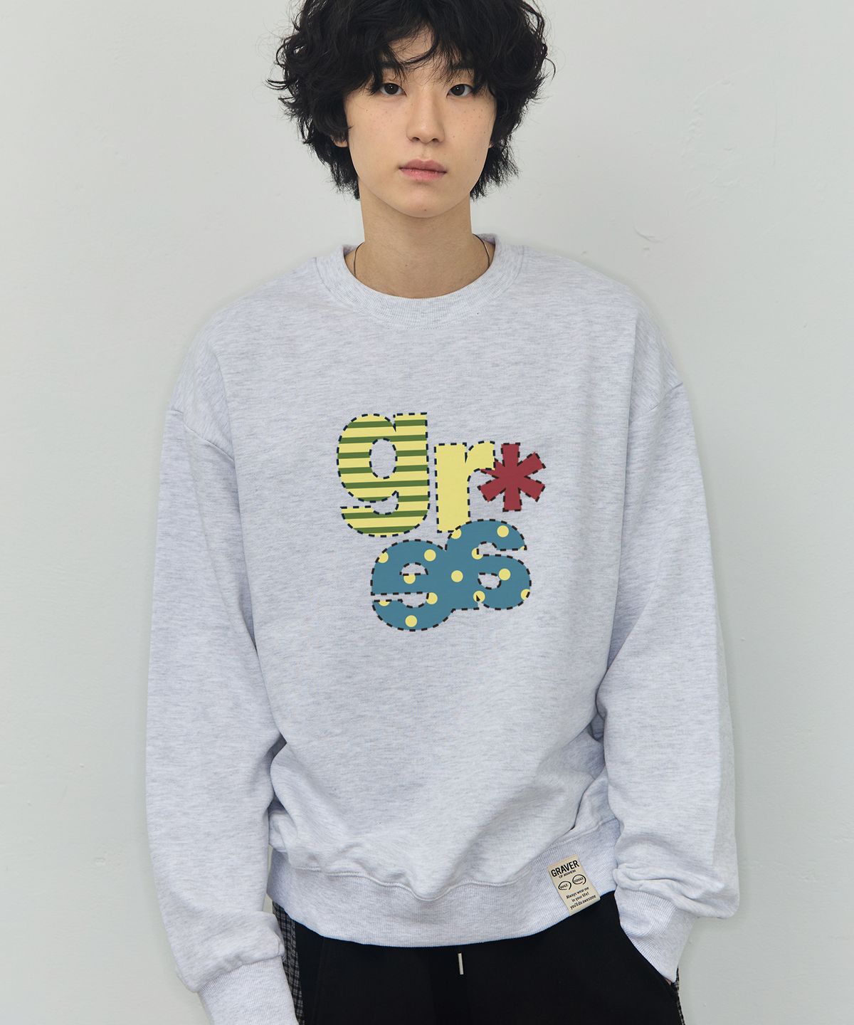 그레이버(GRAVER) [UNISEX]GRAE-S 맨투맨_3color