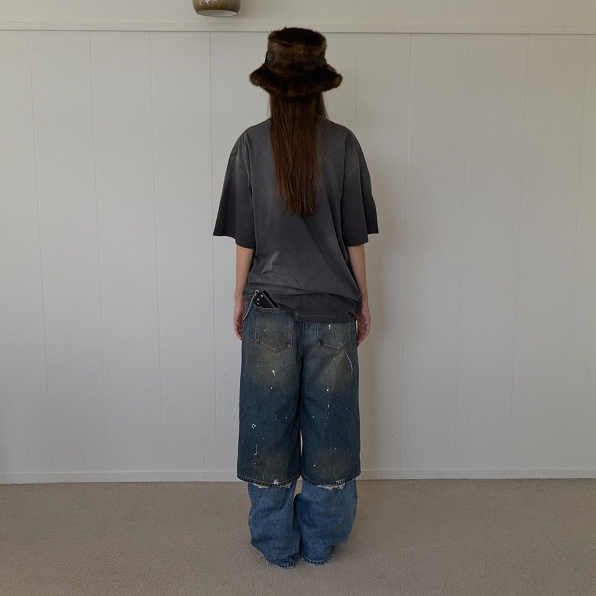 엘씨디씨티엠(LCDC™) GALAXY EXPRESS 999 OVERSIZED T-SHIRT (GREY)