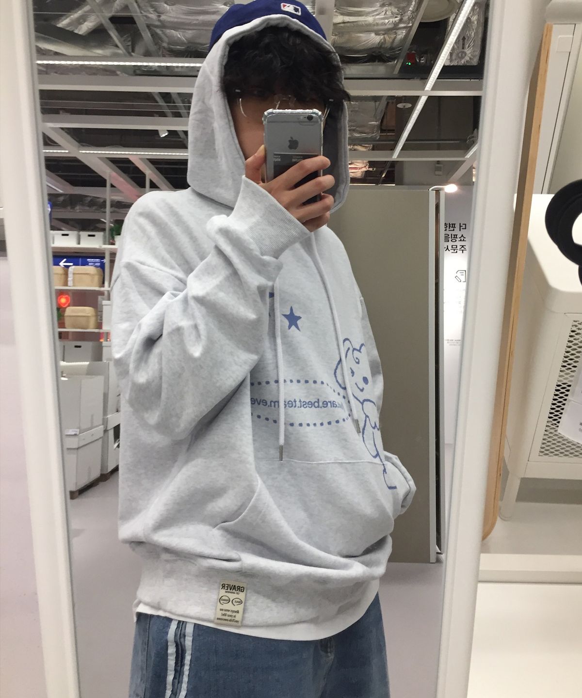 그레이버(GRAVER) [UNISEX]ANGELIC 후드티_3color