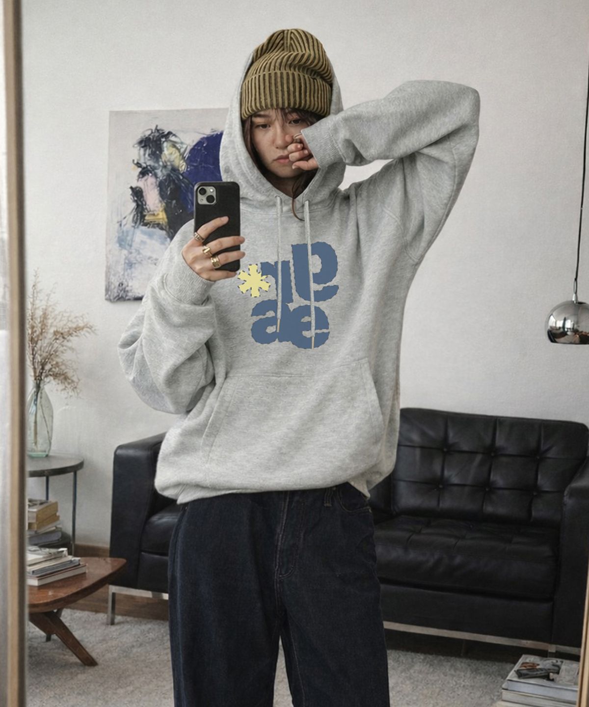 그레이버(GRAVER) [UNISEX]GRAE-S 후드티_7color