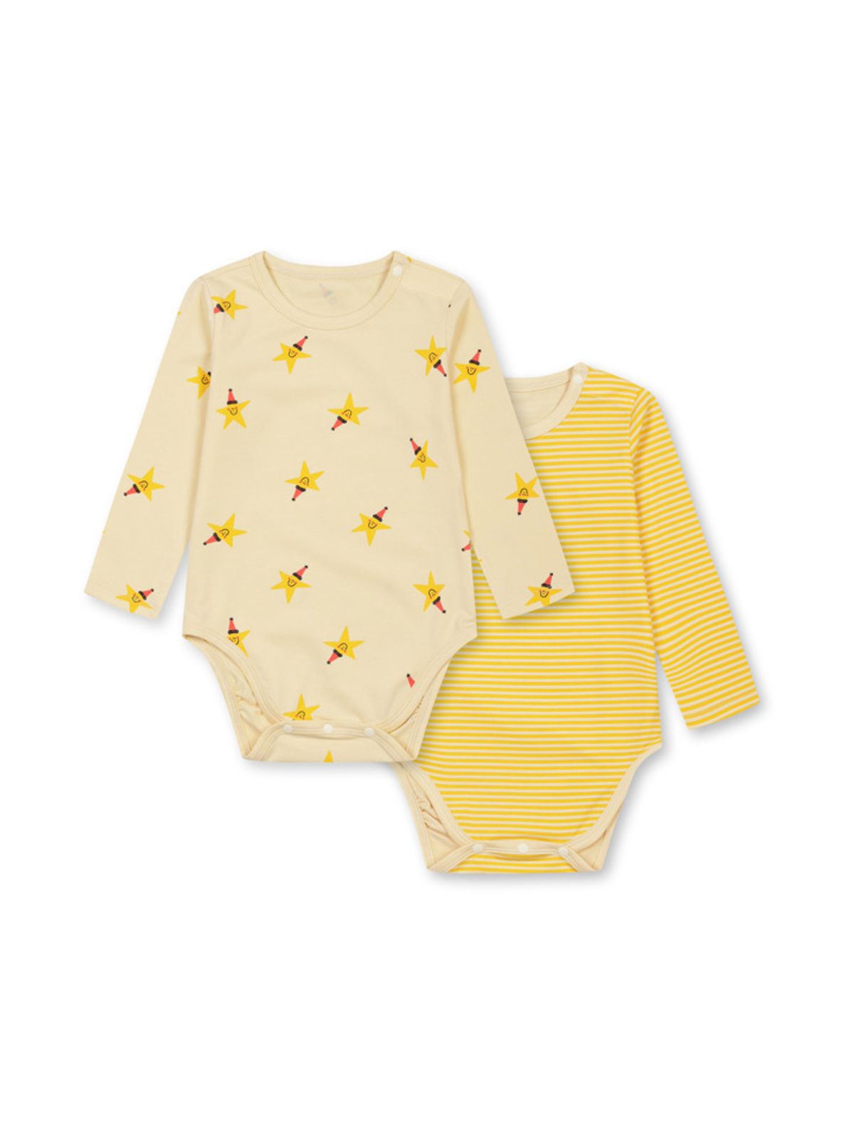 탑텐 키즈(TOPTEN KIDS) 공용) 유아 9부 바디수트 (2PACK)_MKG5UI3381