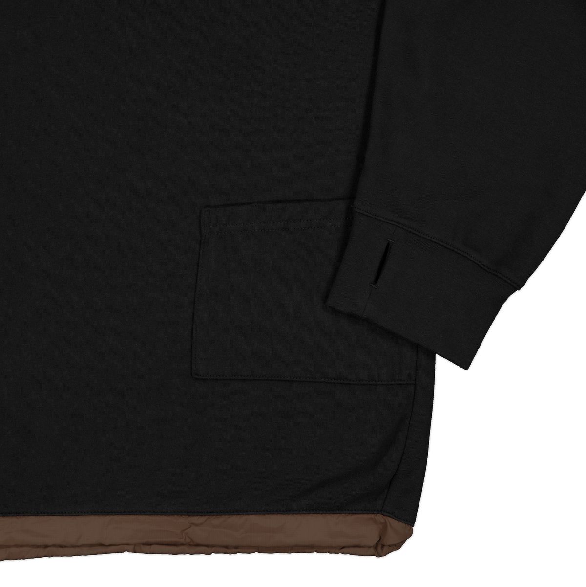 휴머러스 어카운트(HUMOROUS ACCOUNT) ATHLETIC MOCKNECK L/S TEE / BLACK