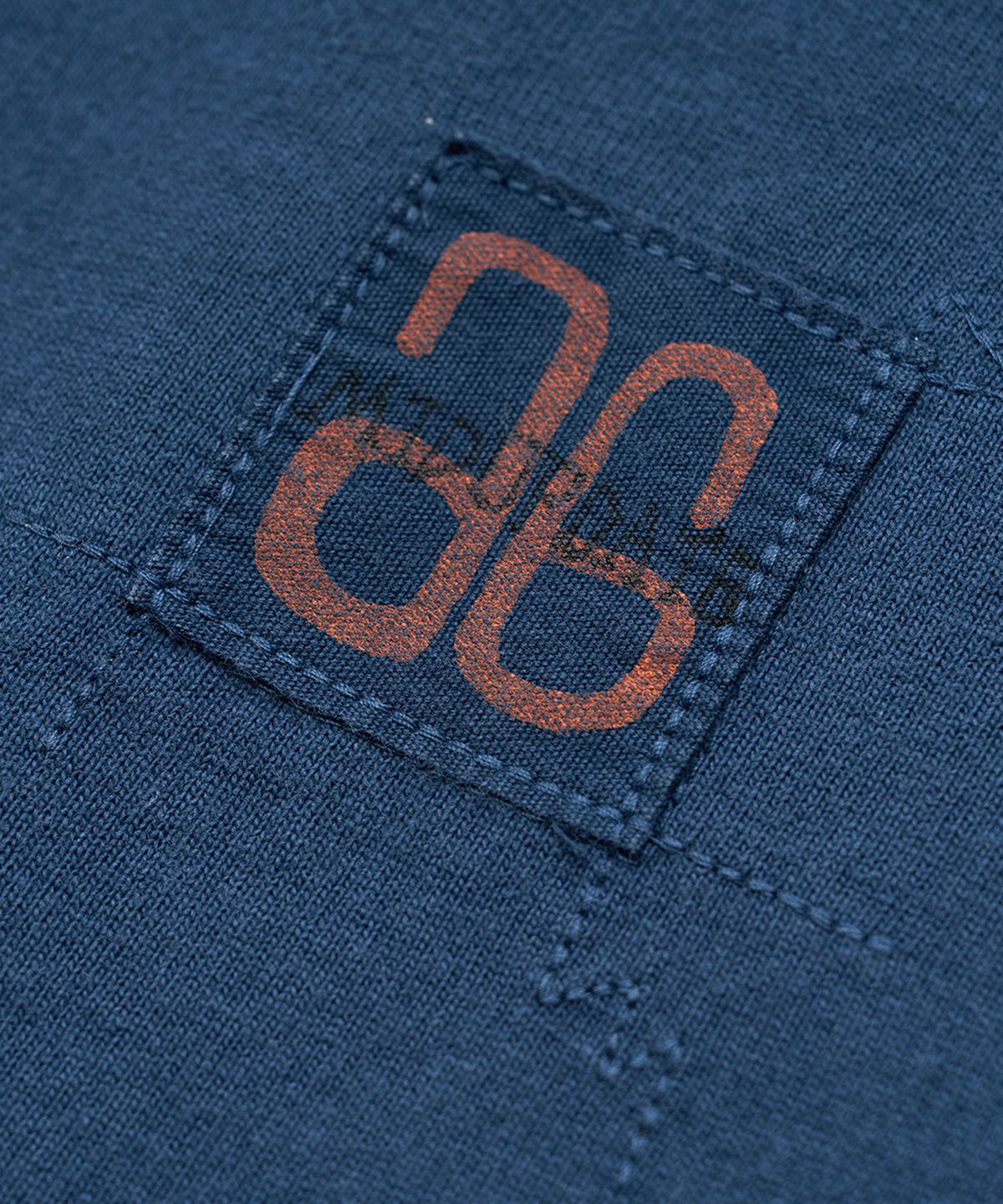 미드업데이트(MIDUPDATE) Garment Dye Stitch Print T-shirt_2color
