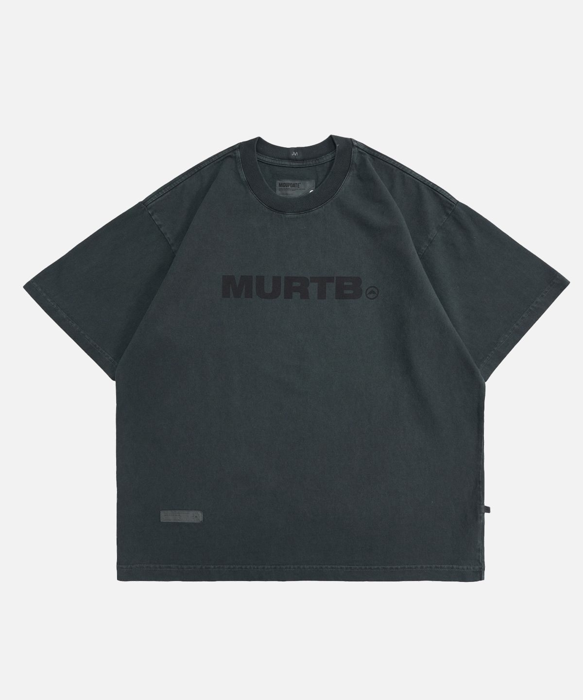 미드업데이트(MIDUPDATE) Garment Dye Print T-shirt_2color