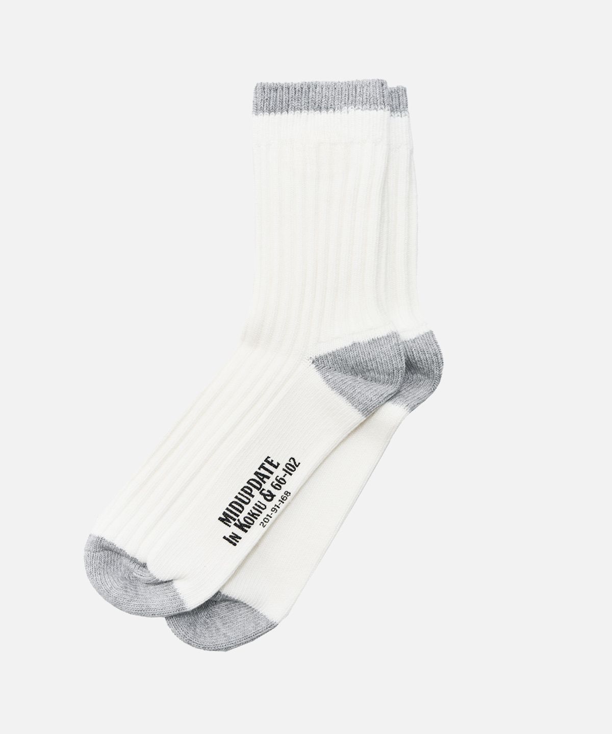 미드업데이트(MIDUPDATE) Contrast Middle Socks_4color