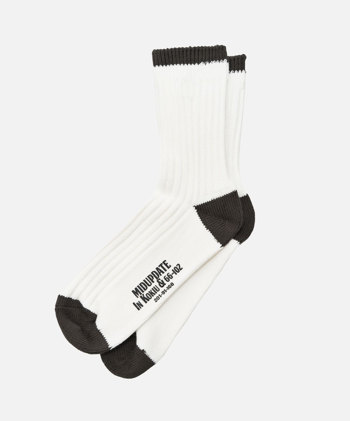 미드업데이트(MIDUPDATE) Contrast Middle Socks_4color