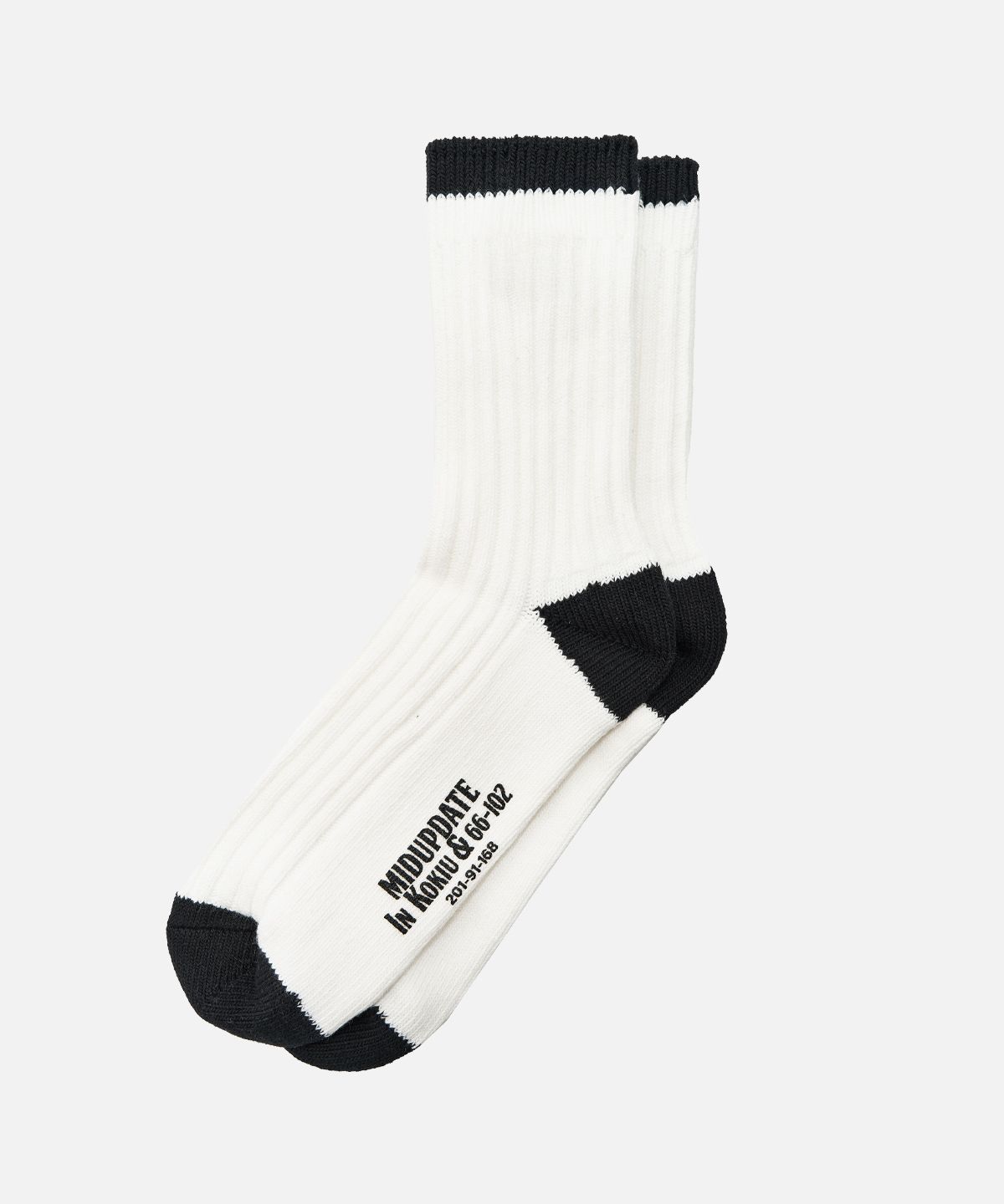 미드업데이트(MIDUPDATE) Contrast Middle Socks_4color