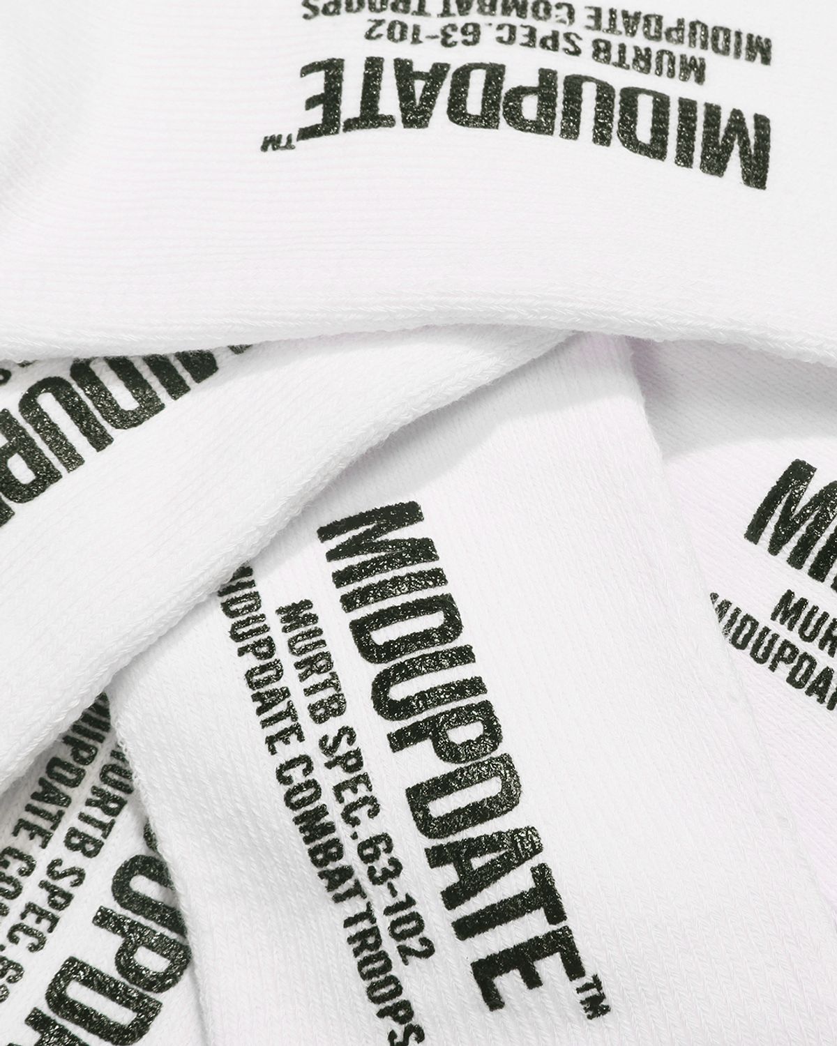 미드업데이트(MIDUPDATE) Double Stripe Crew Socks_3color