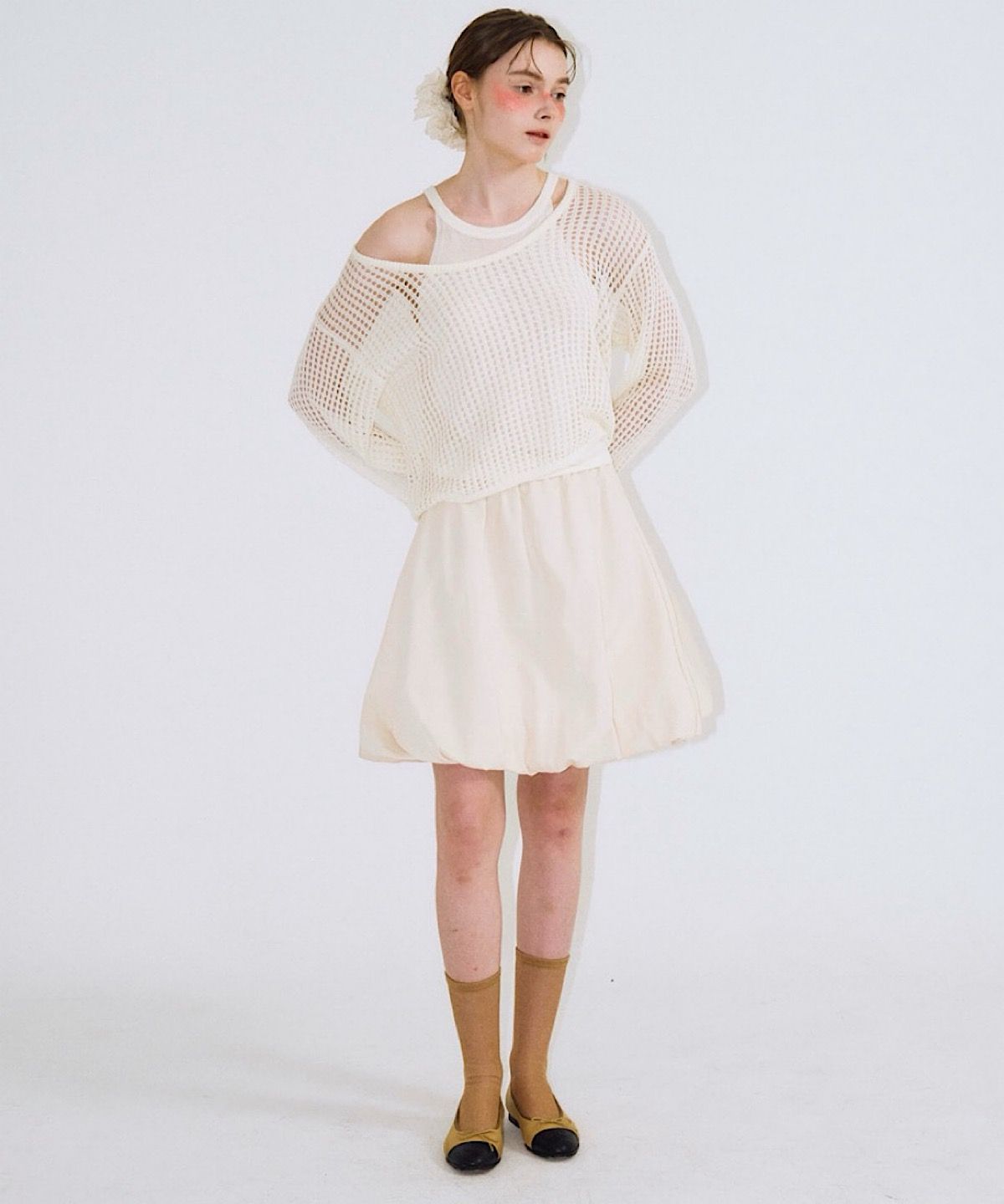 아포엠(APOEM) Pumpkin Skirt  -2colors