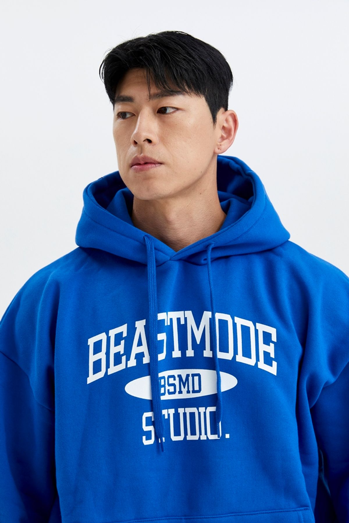 비스트모드(BSMD) 스튜디오 오버핏 기모 후드