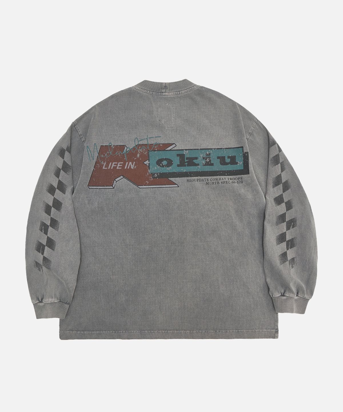 미드업데이트(MIDUPDATE) Garment Dye Long Sleeve T-shirt_2color