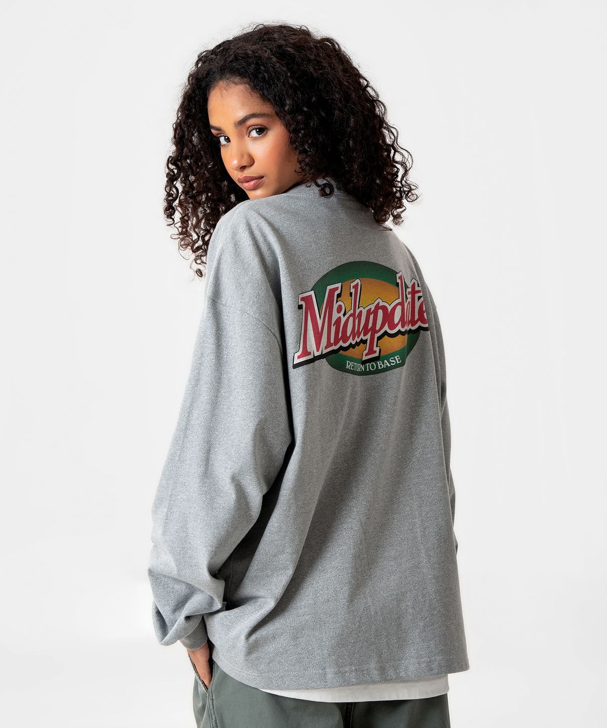 미드업데이트(MIDUPDATE) Long Sleeve Print T-shirt_2color