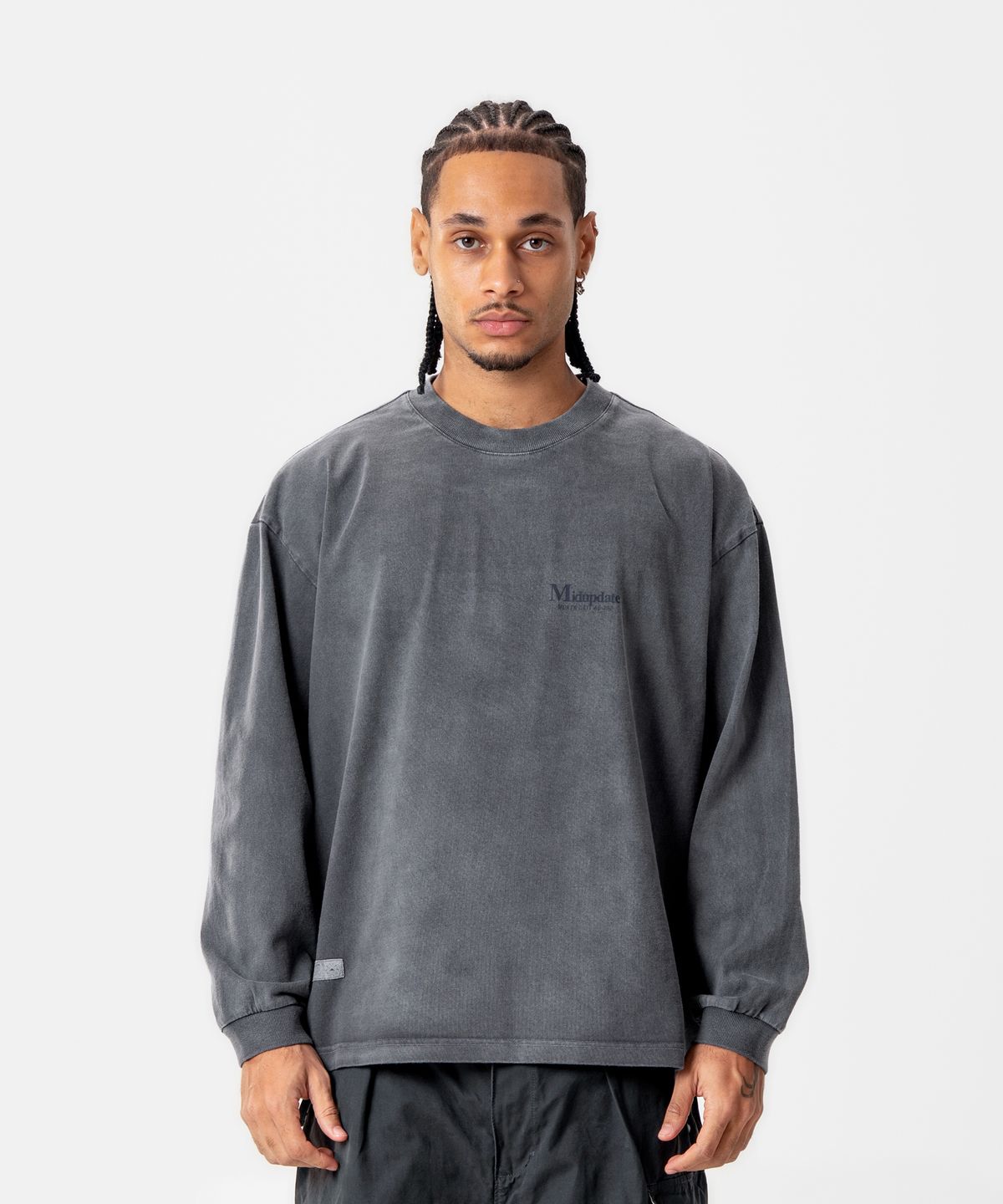 미드업데이트(MIDUPDATE) Retro Washed Longsleeve_2color