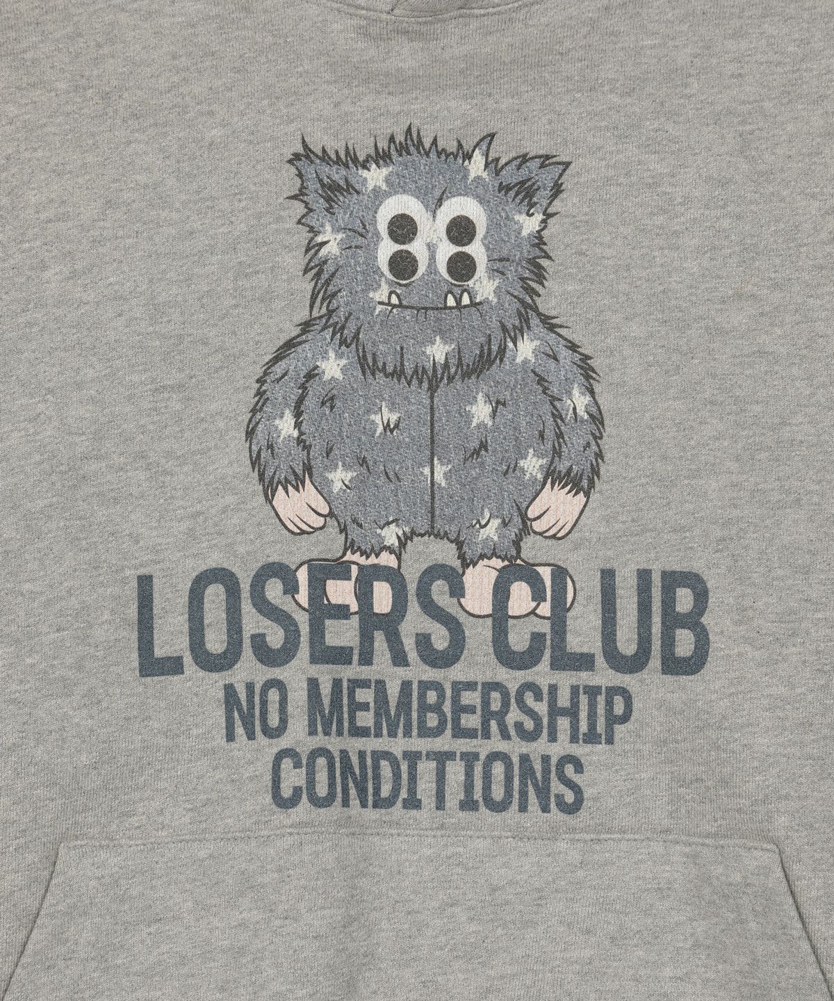 루저스클럽(LOSERS CLUB) 예티 그래픽 후디 그레이