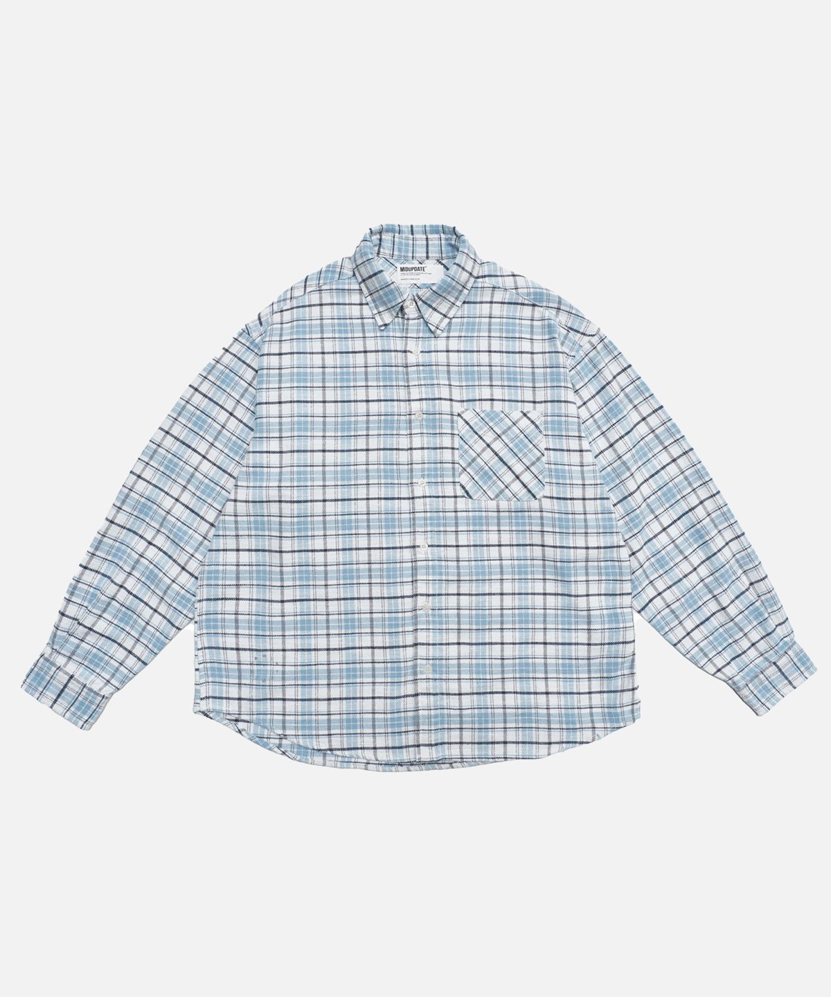 미드업데이트(MIDUPDATE) Plaid Cotton Shirt_2color