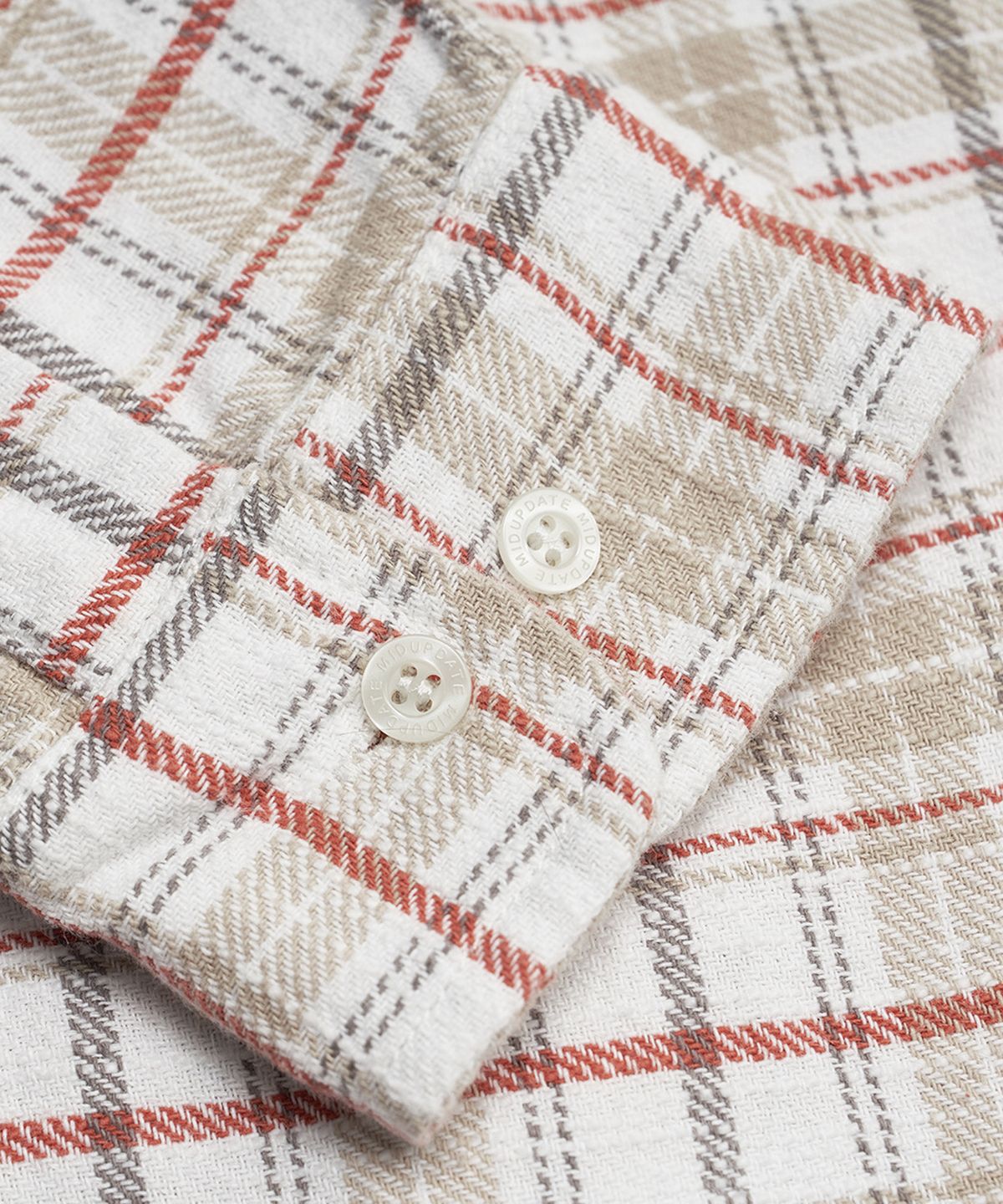 미드업데이트(MIDUPDATE) Plaid Cotton Shirt_2color