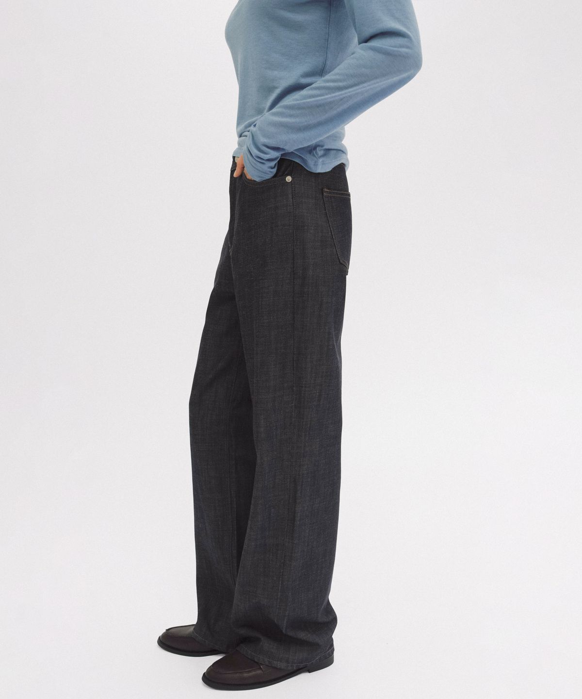 앤니즈(ANDNEEDS) Potter straight denim (indigo)