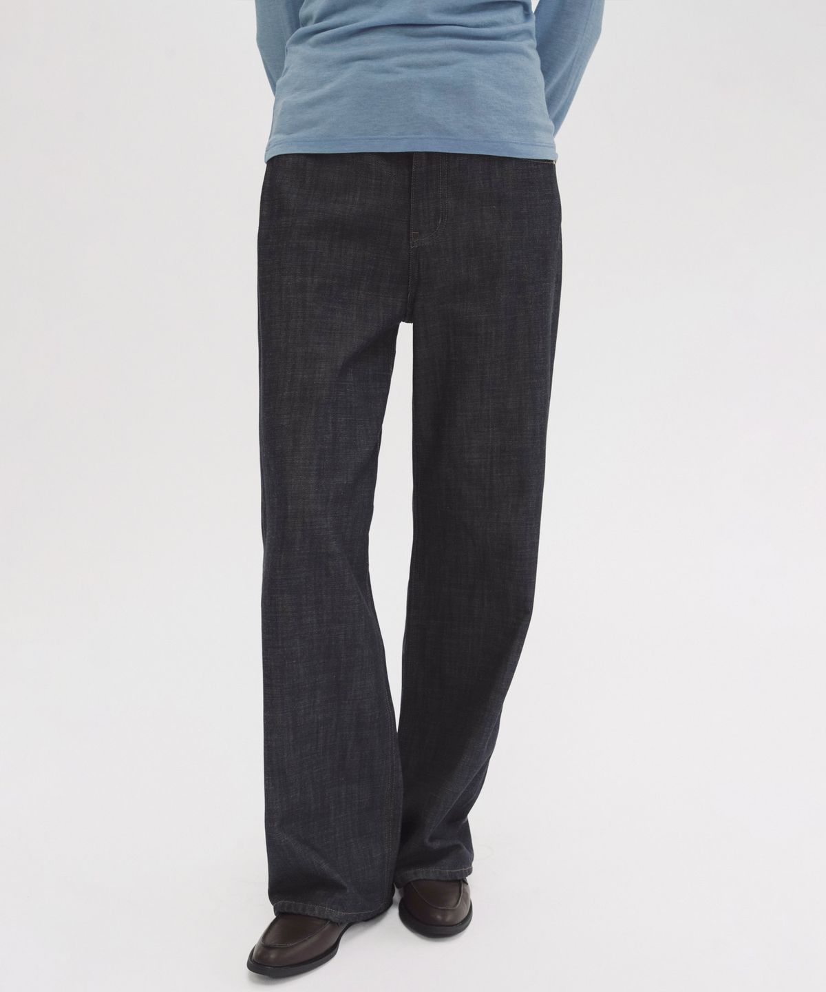앤니즈(ANDNEEDS) Potter straight denim (indigo)
