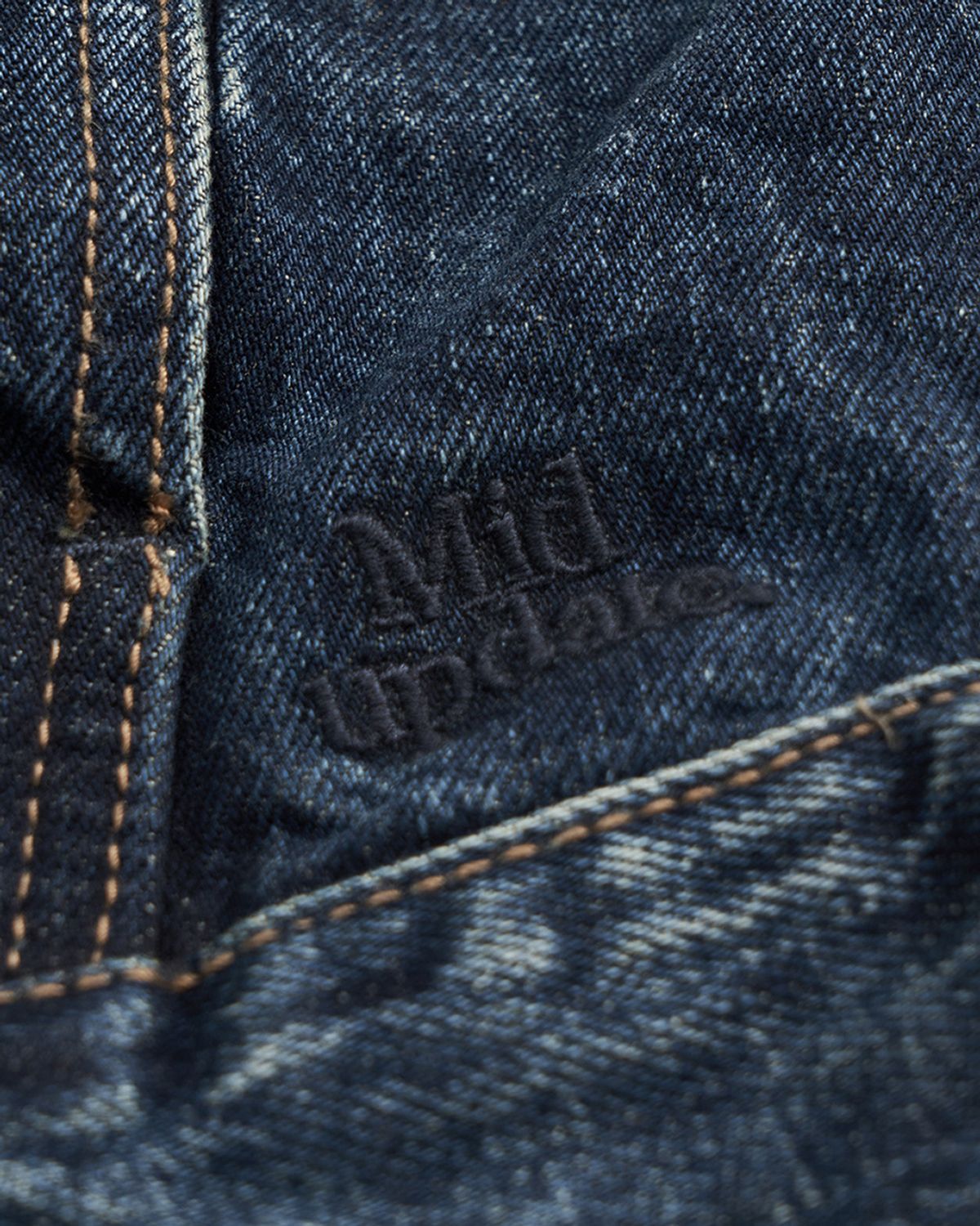 미드업데이트(MIDUPDATE) Dark Washing Type2 Trucker Denim Jacket_Indigo