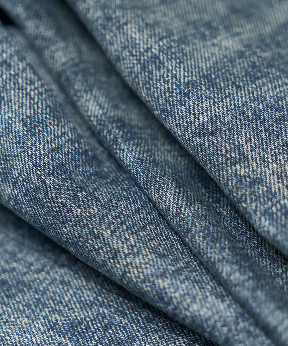 미드업데이트(MIDUPDATE) Destroyed Mid Washing Denim Pants_Blue