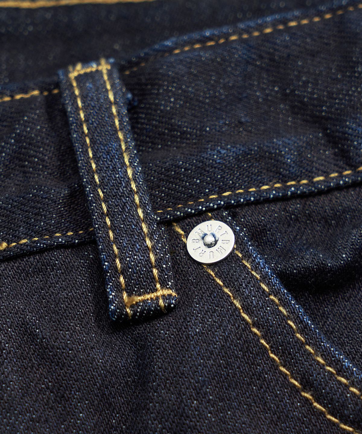 미드업데이트(MIDUPDATE) Dark Washing Straight Denim Pants_Navy