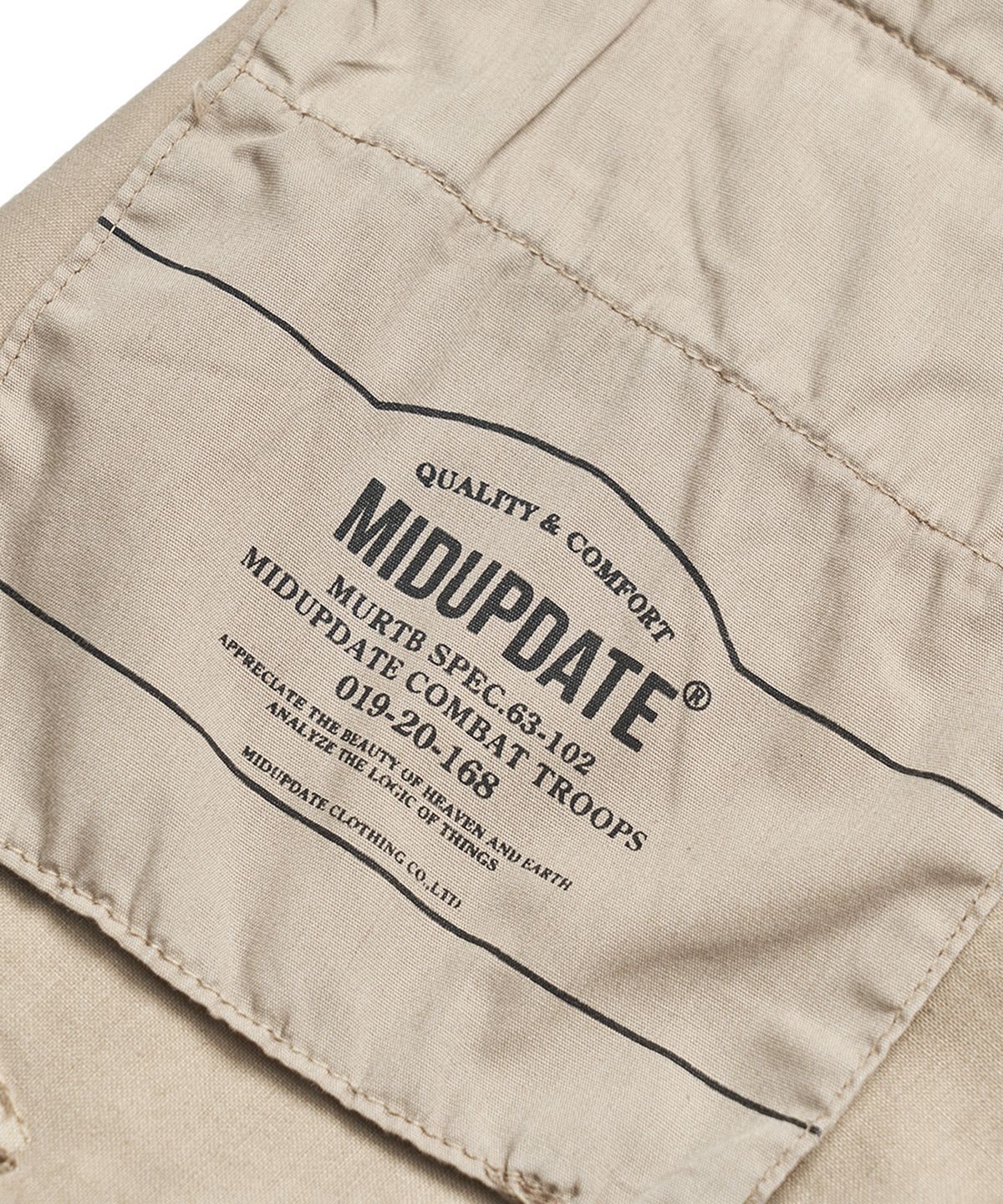미드업데이트(MIDUPDATE) Vintage Washed Paint Cargo Pants_2color