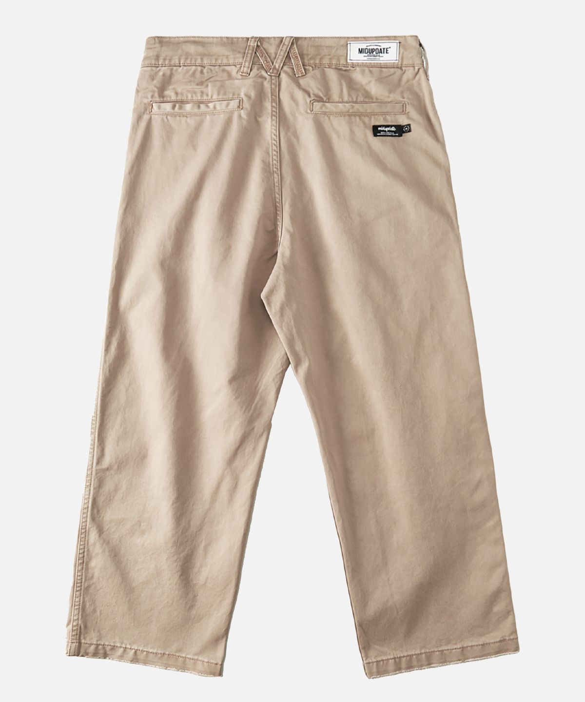 미드업데이트(MIDUPDATE) Straight Cotton Pants_Beige