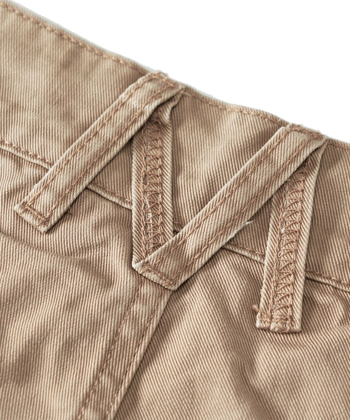 미드업데이트(MIDUPDATE) Straight Cotton Pants_Beige