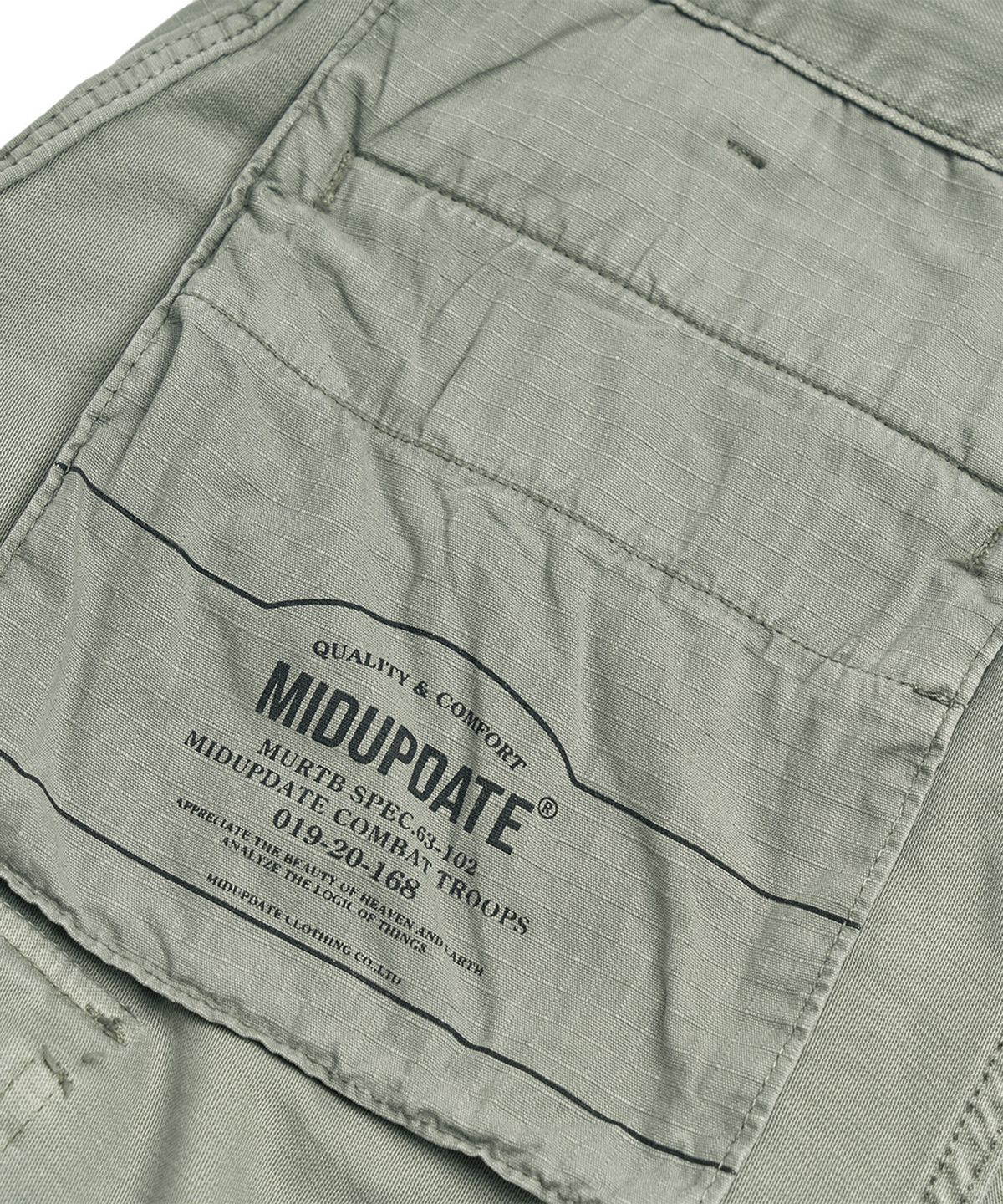 미드업데이트(MIDUPDATE) M65 Washed Cargo Pants_3color