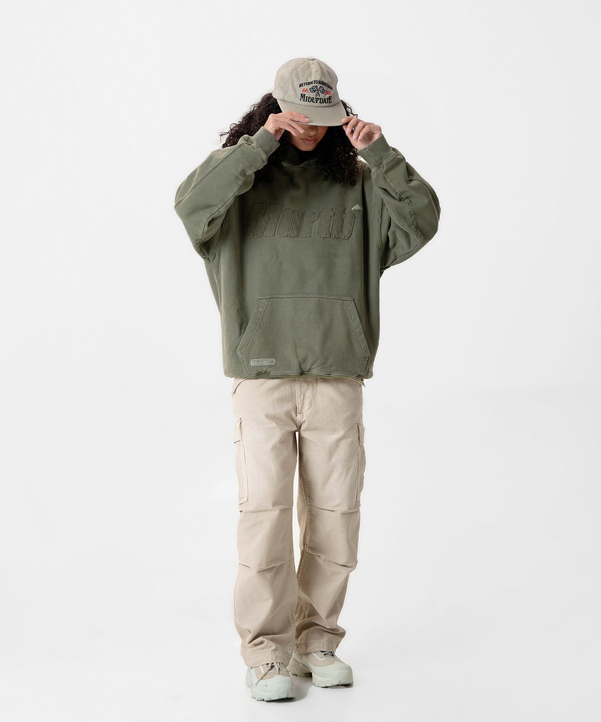 미드업데이트(MIDUPDATE) M65 Washed Cargo Pants_3color