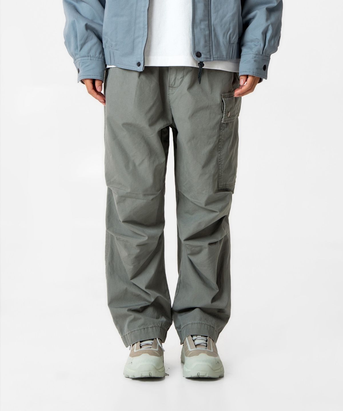미드업데이트(MIDUPDATE) Utility Zip Pocket Cargo Pants_2color
