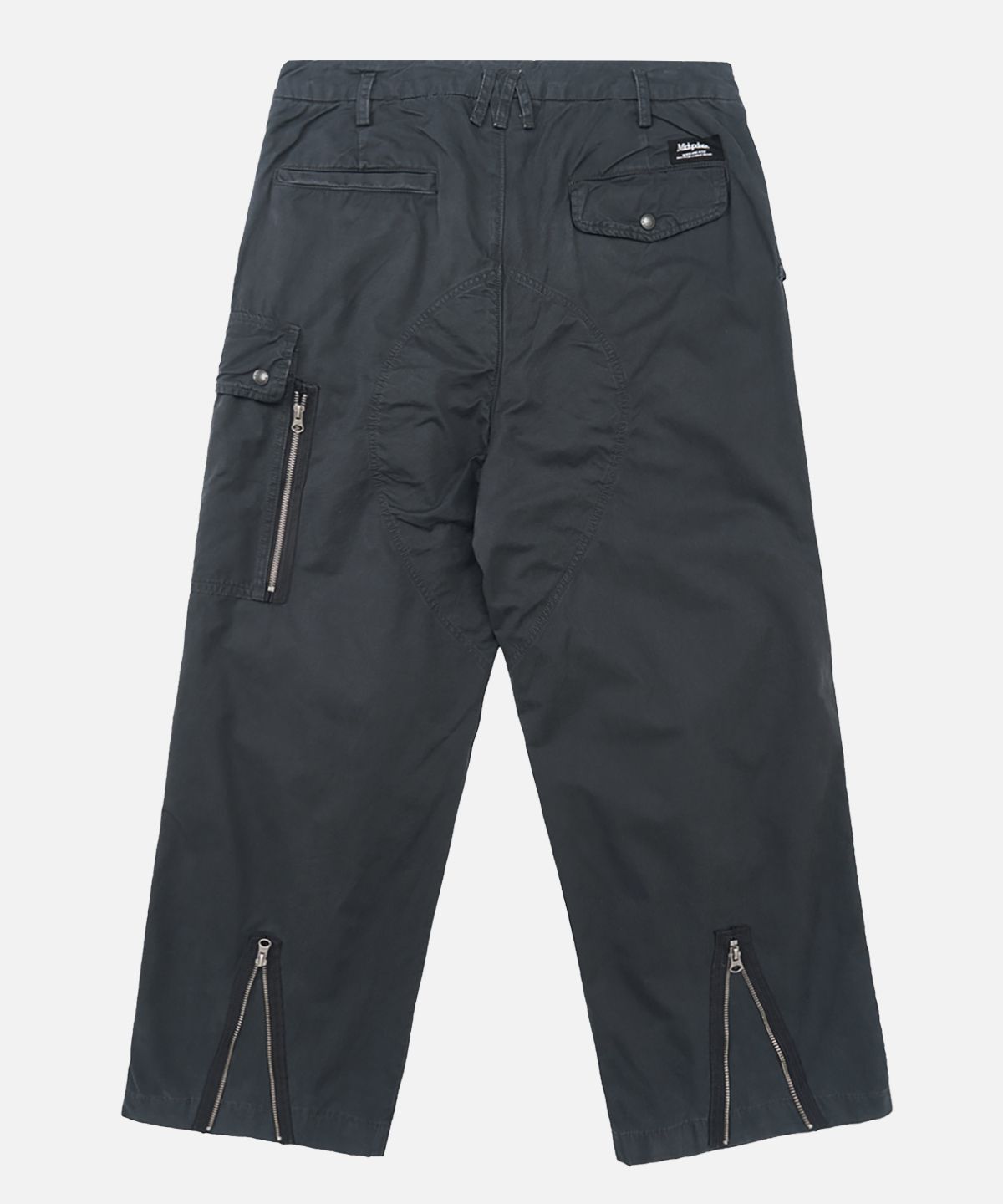 미드업데이트(MIDUPDATE) Utility Zip Pocket Cargo Pants_2color