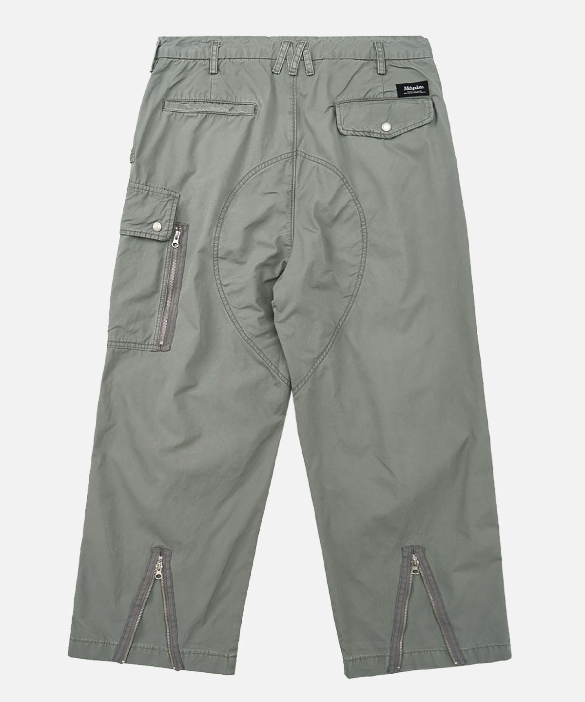 미드업데이트(MIDUPDATE) Utility Zip Pocket Cargo Pants_2color