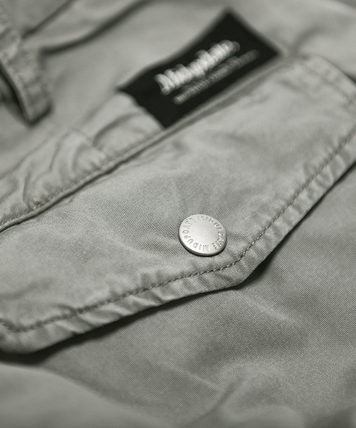 미드업데이트(MIDUPDATE) Utility Zip Pocket Cargo Pants_2color